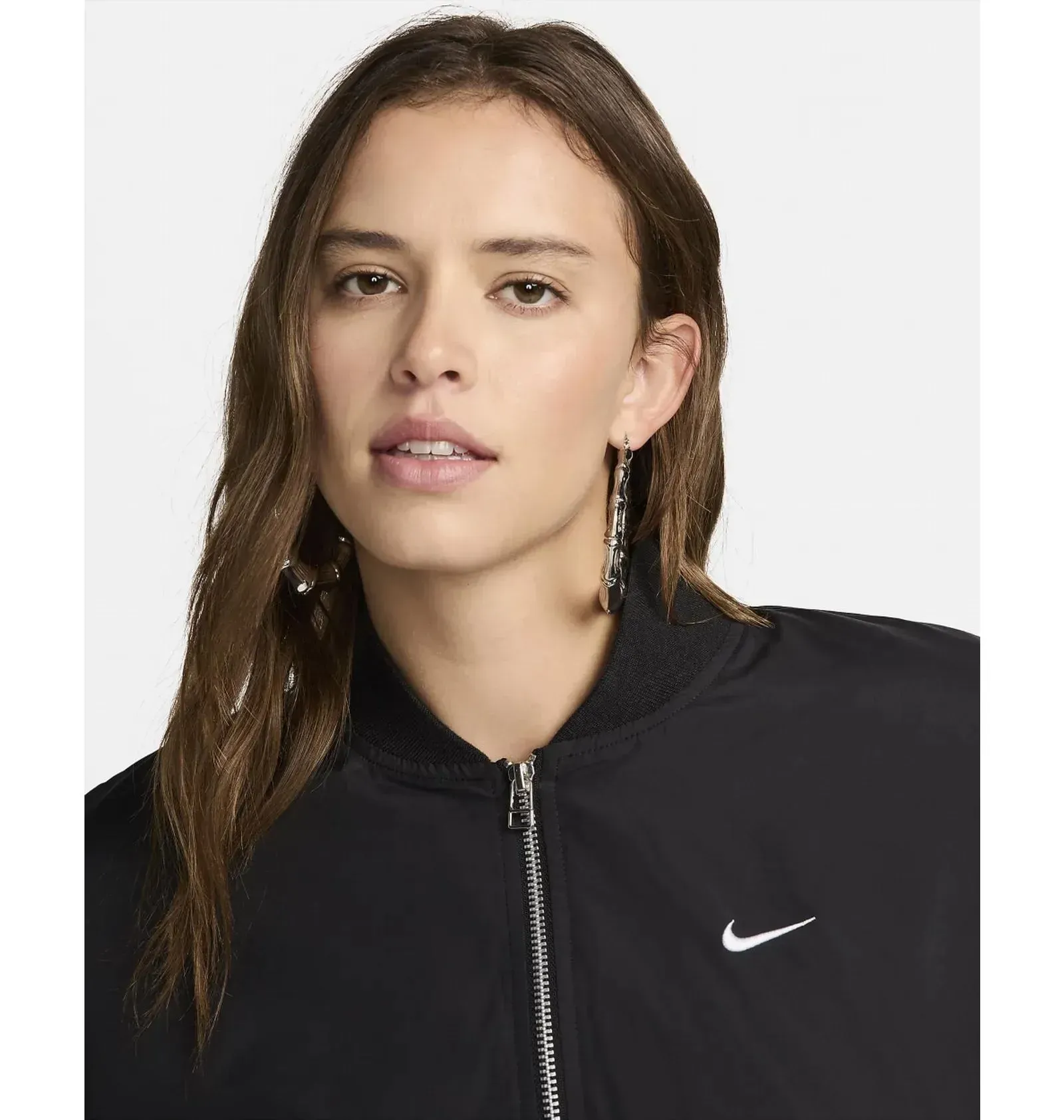Куртка жіноча Nike Sportswear Essential Oversized Bomber Jacket Black (FN2839-010)