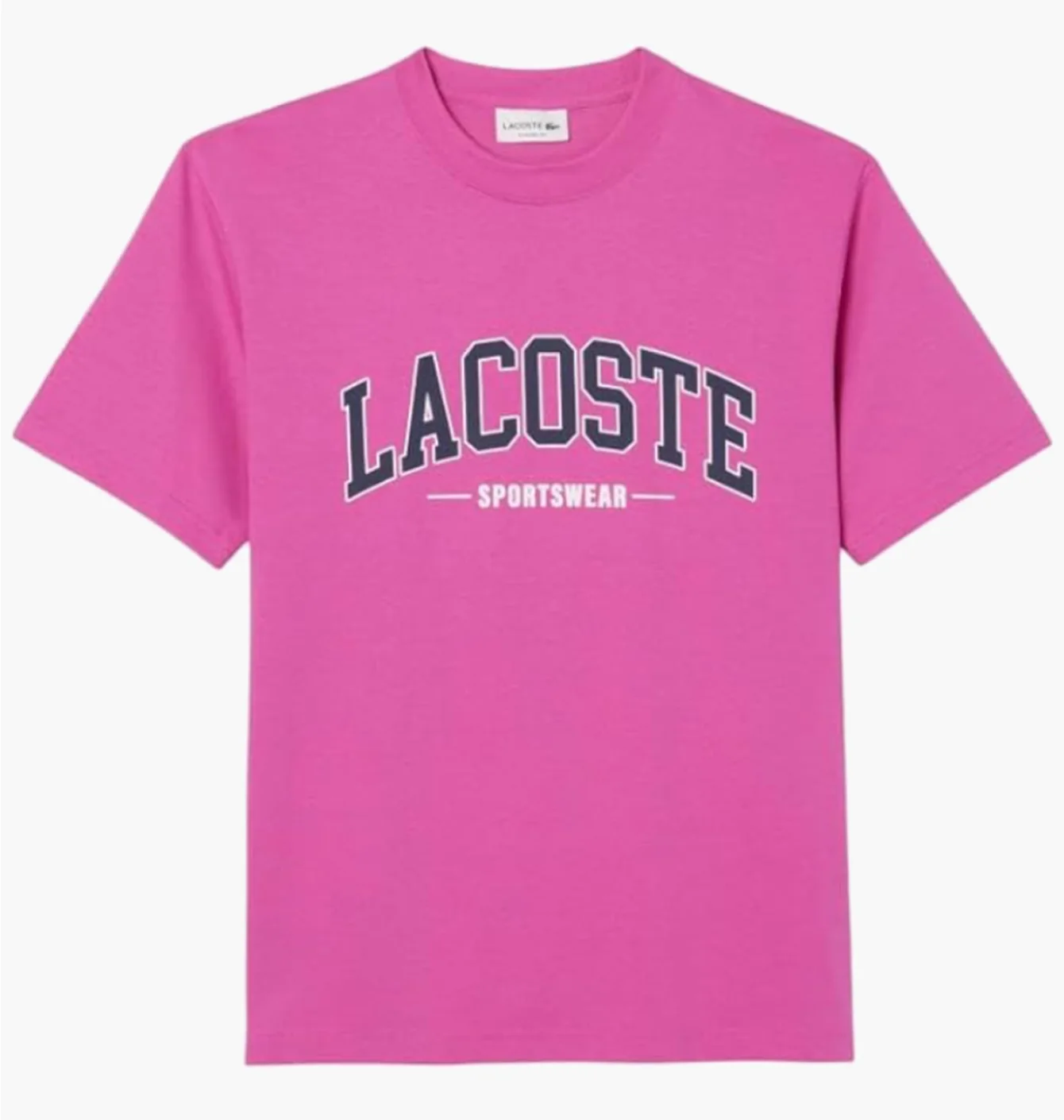 Lacoste SW Branding Pink Tee