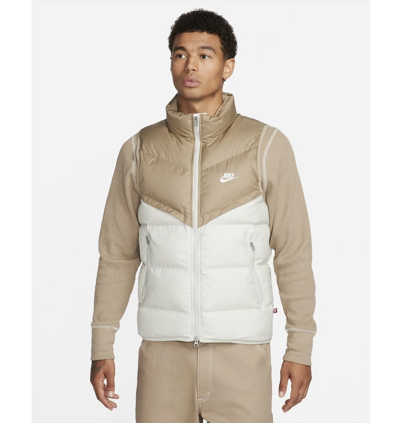 M NK SF WR PL-FLD VEST