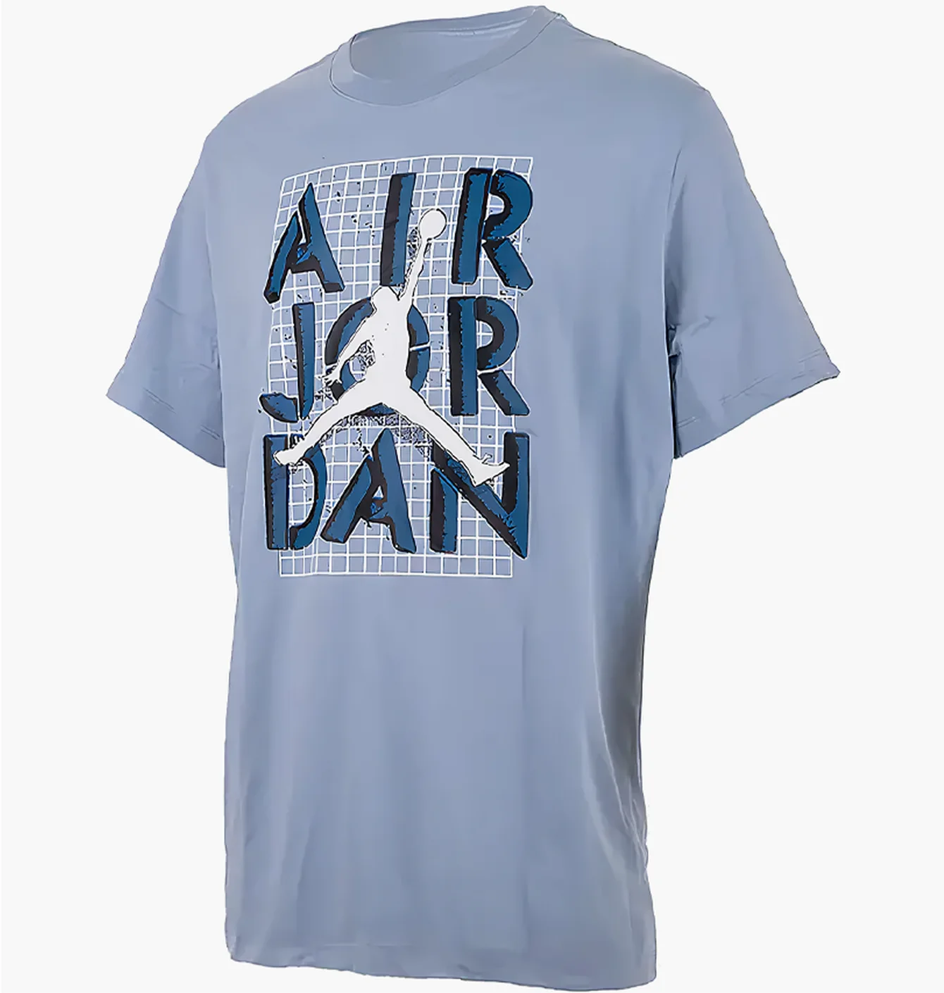 Футболка чоловіча Air Jordan Brand Jm Stack Ss Crew Blue FN5978-436