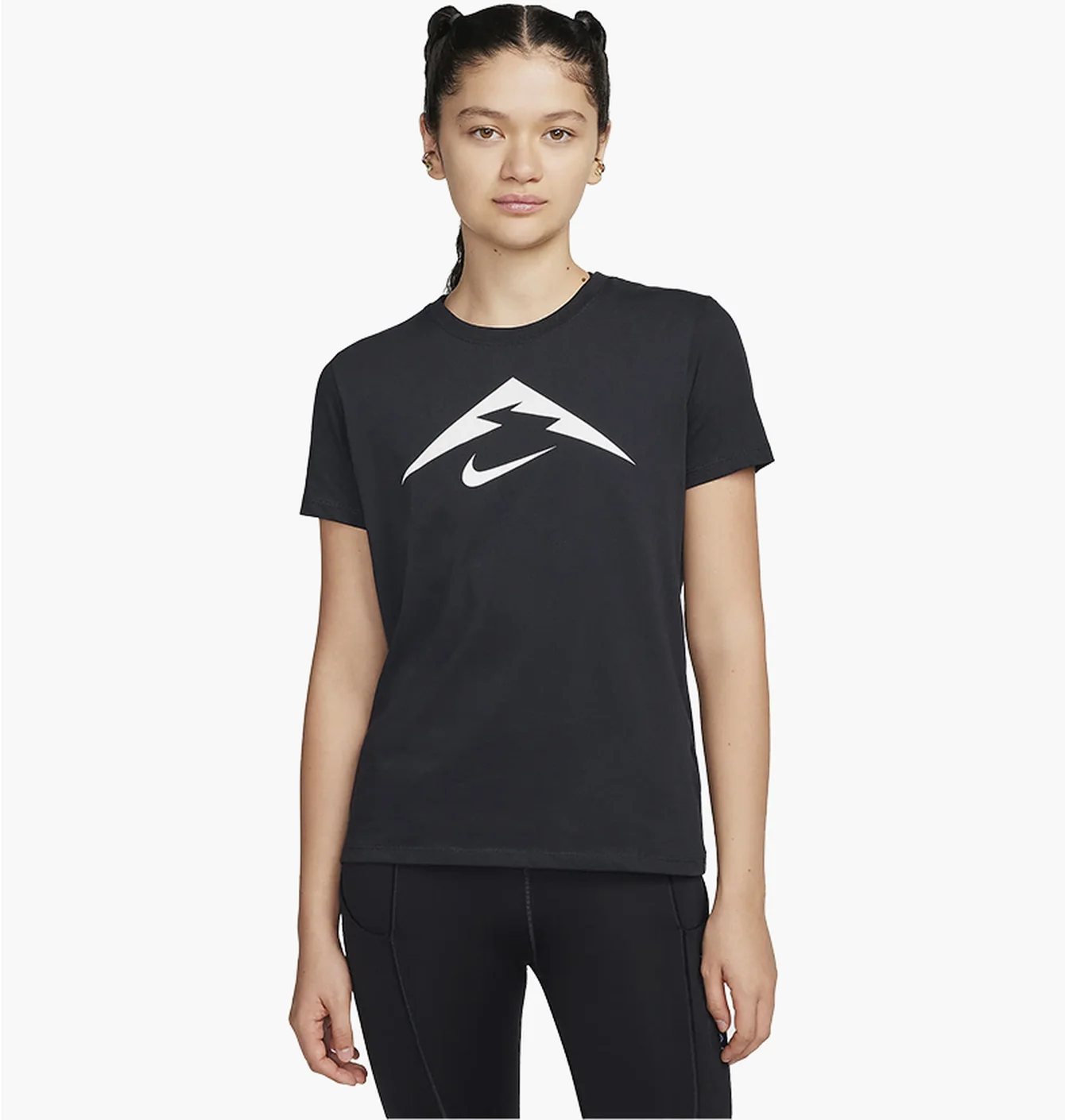 W NK DF TRAIL TEE