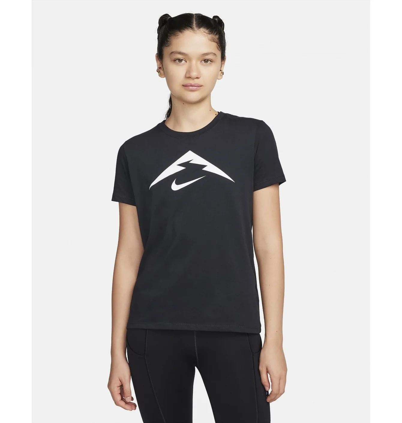 W NK DF TRAIL TEE