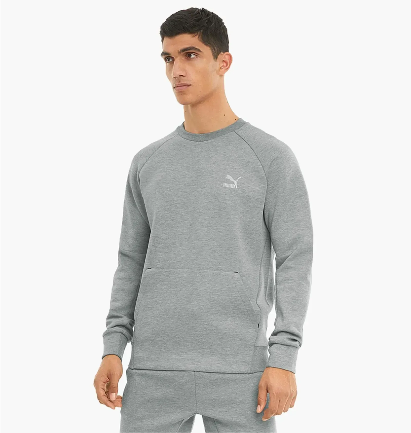 Puma Classics Tech sweatshirt in grey