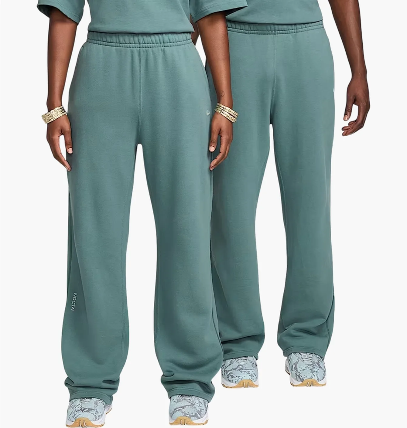 Штани чоловічі Nike X Nocta Fleece Cs Open-Hem Pants Green FZ4675-382