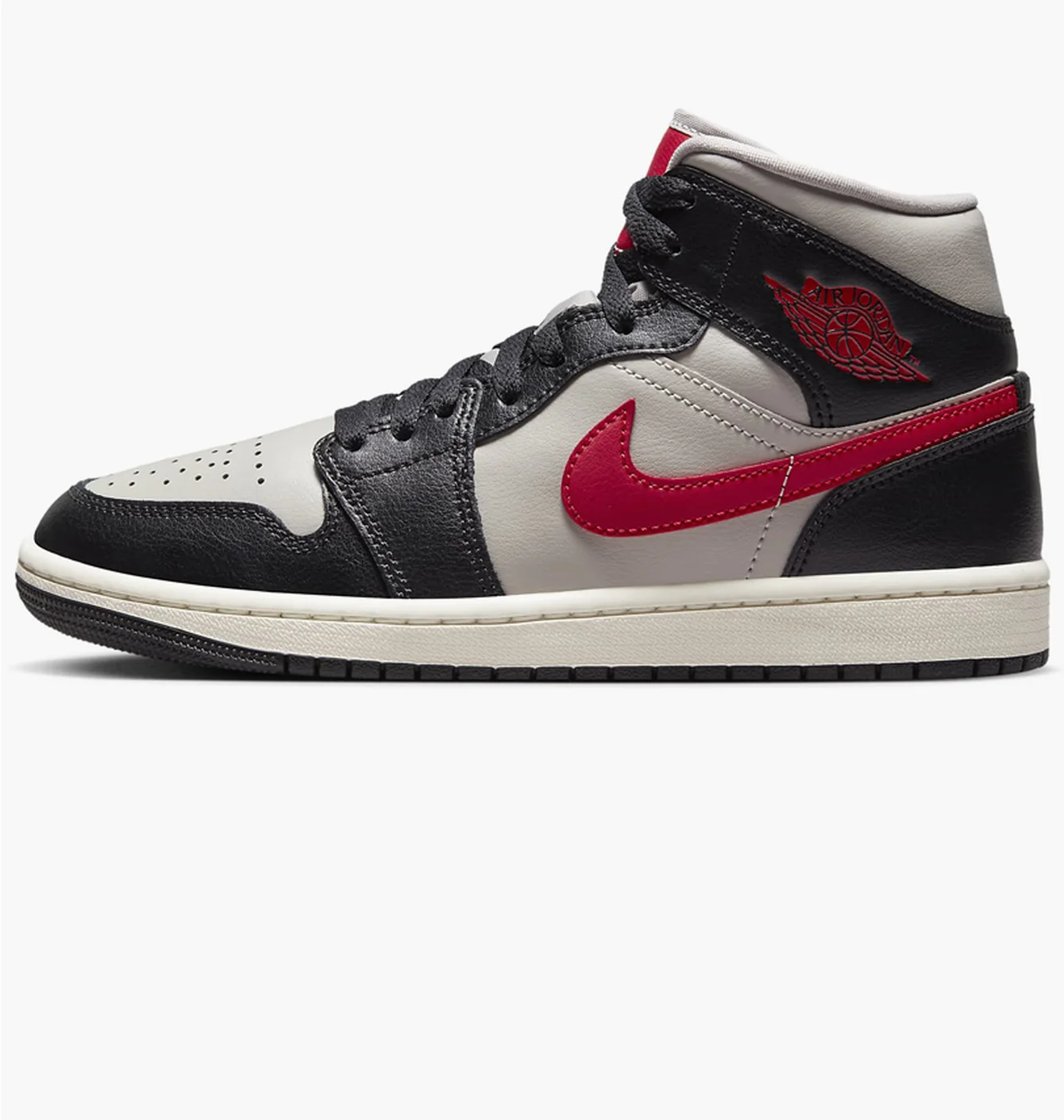 Кросівки жіночі Air Jordan Air 1 Mid Shoes White/Black BQ6472-060