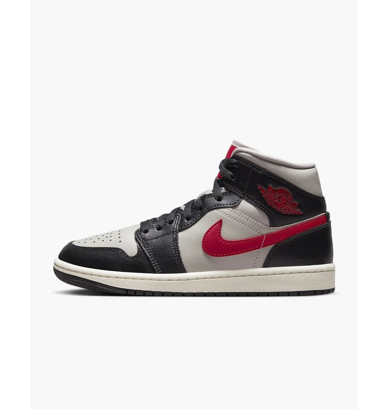 Кросівки жіночі Air Jordan Air 1 Mid Shoes White/Black BQ6472-060