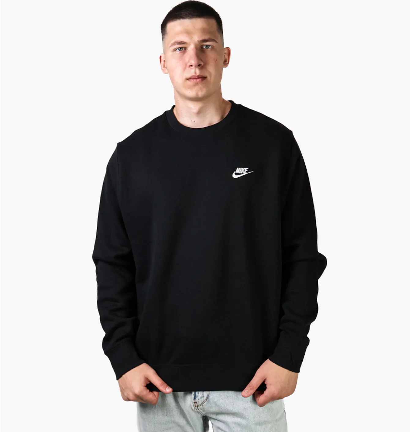 Світшот чоловічий Nike NSW Club Crew Black BV2662-010