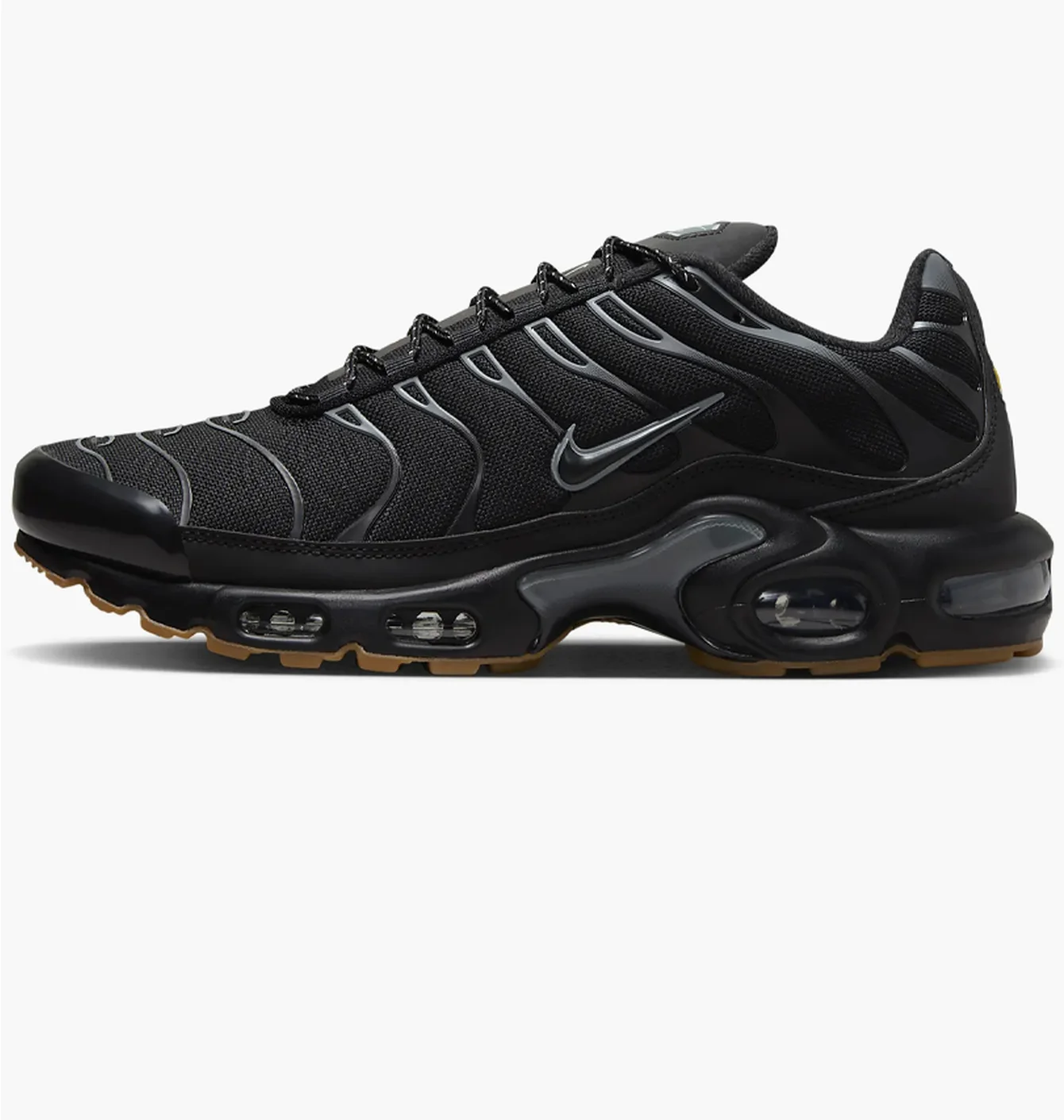 Nike Air Max Plus Adds Gum Bottoms Black