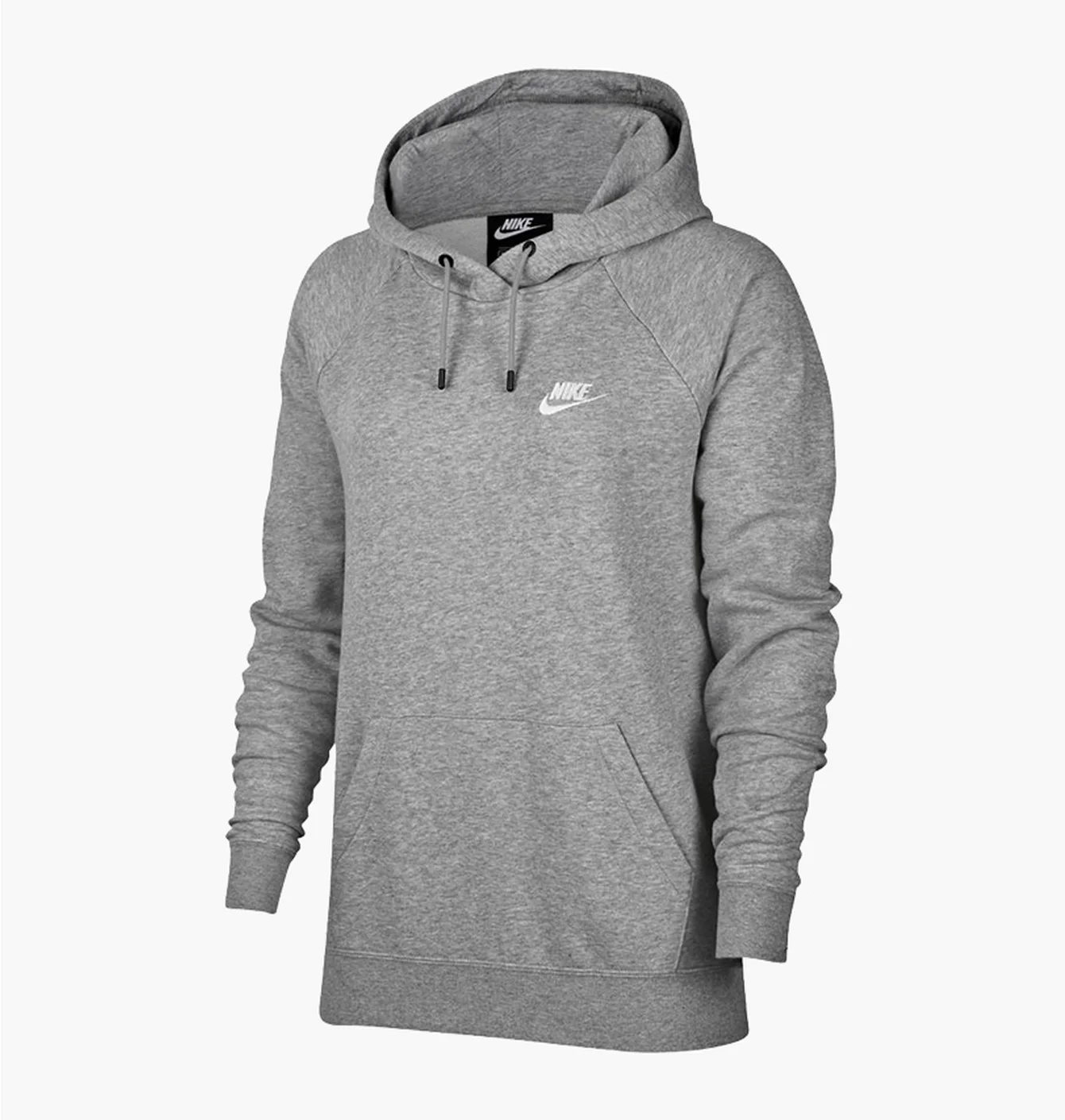 Худі жіноче Nike W Essential Fleece Hoodie Grey BV4124-063
