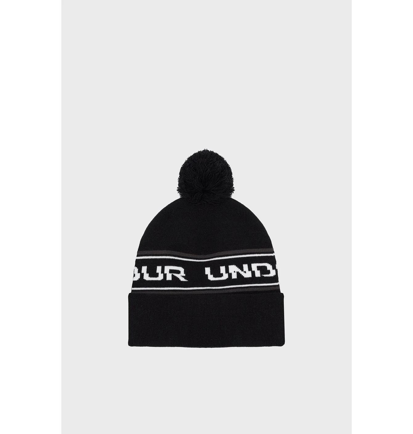 Шапка чоловіча Under Armour MenS Halftime Pom Beanie Black 1379985-001