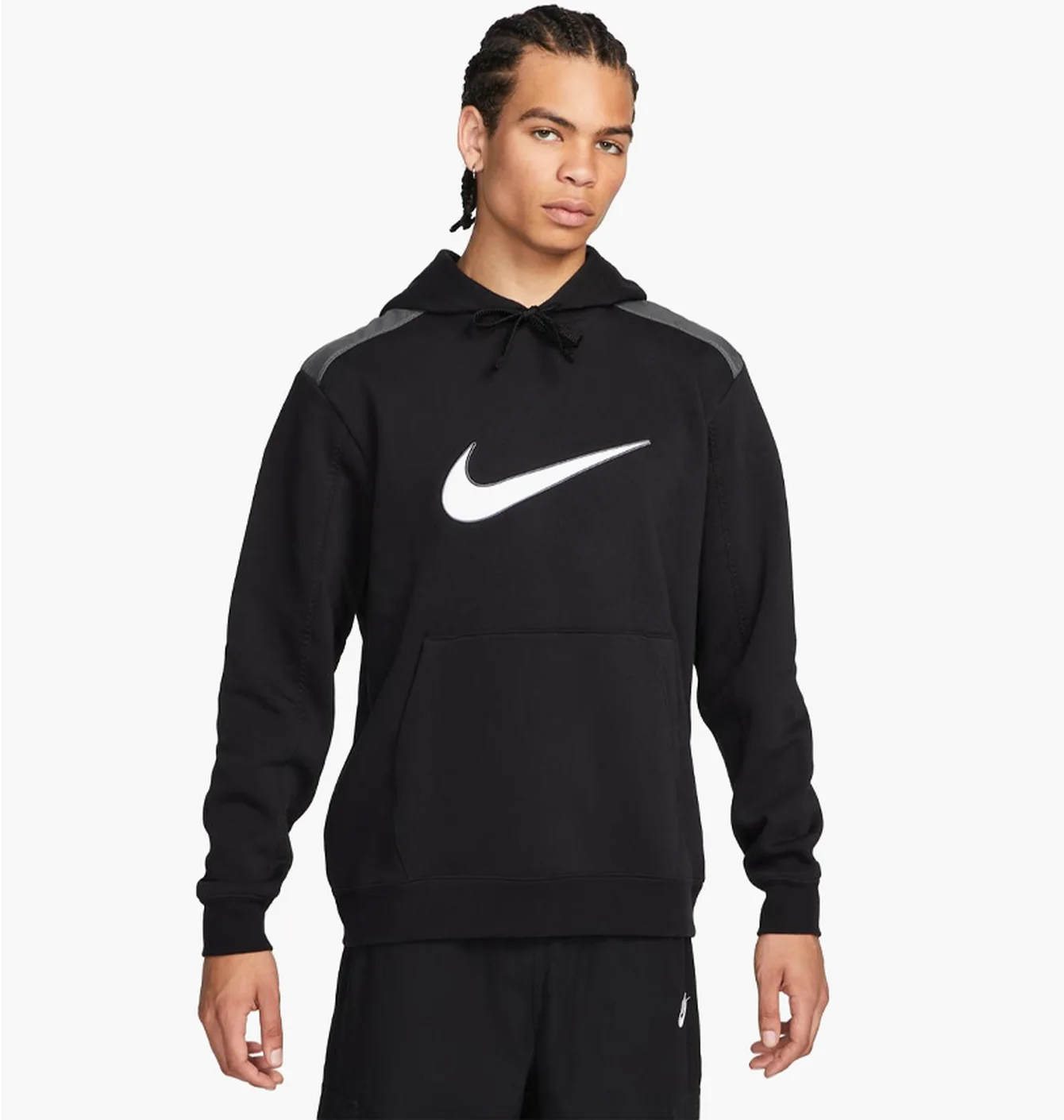 Nike M Nsw Sp Flc Hoodie Bb Black