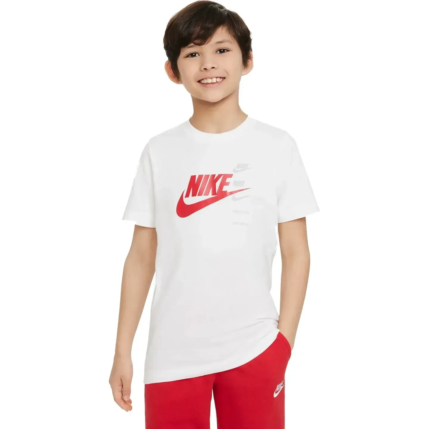 Футболка підліткова Nike Sportswear Standard Issue Short Sleeve Tee (FN7713-100)