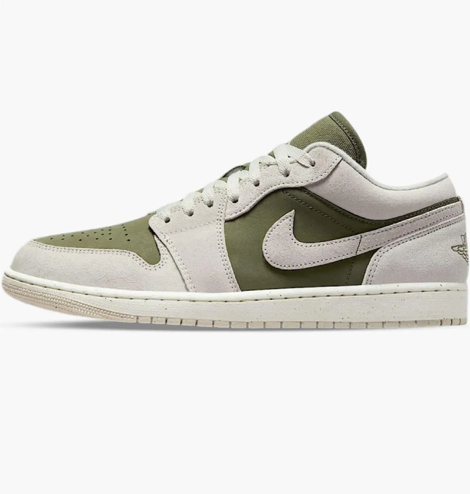 Кросівки чоловічі Jordan 1 Low Se Beige/Olive (HV4089-201)