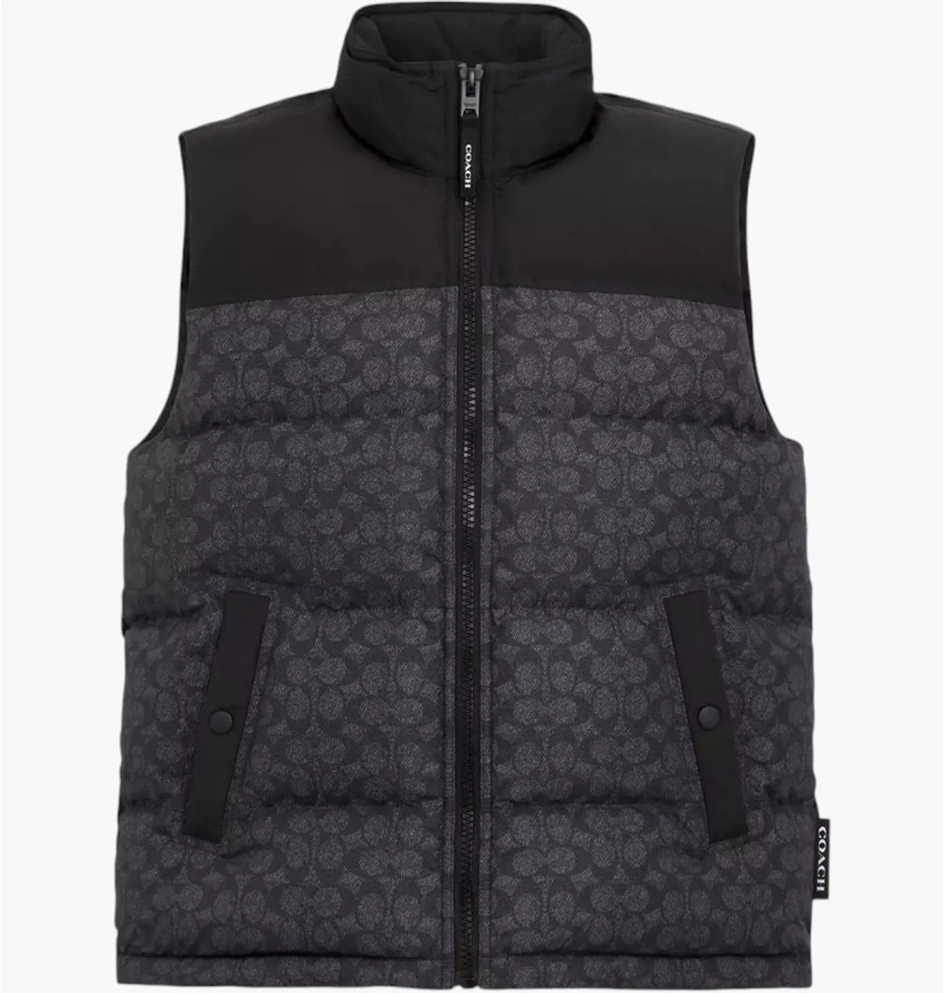Жилетка чоловіча Coach Signature Down Black CU801