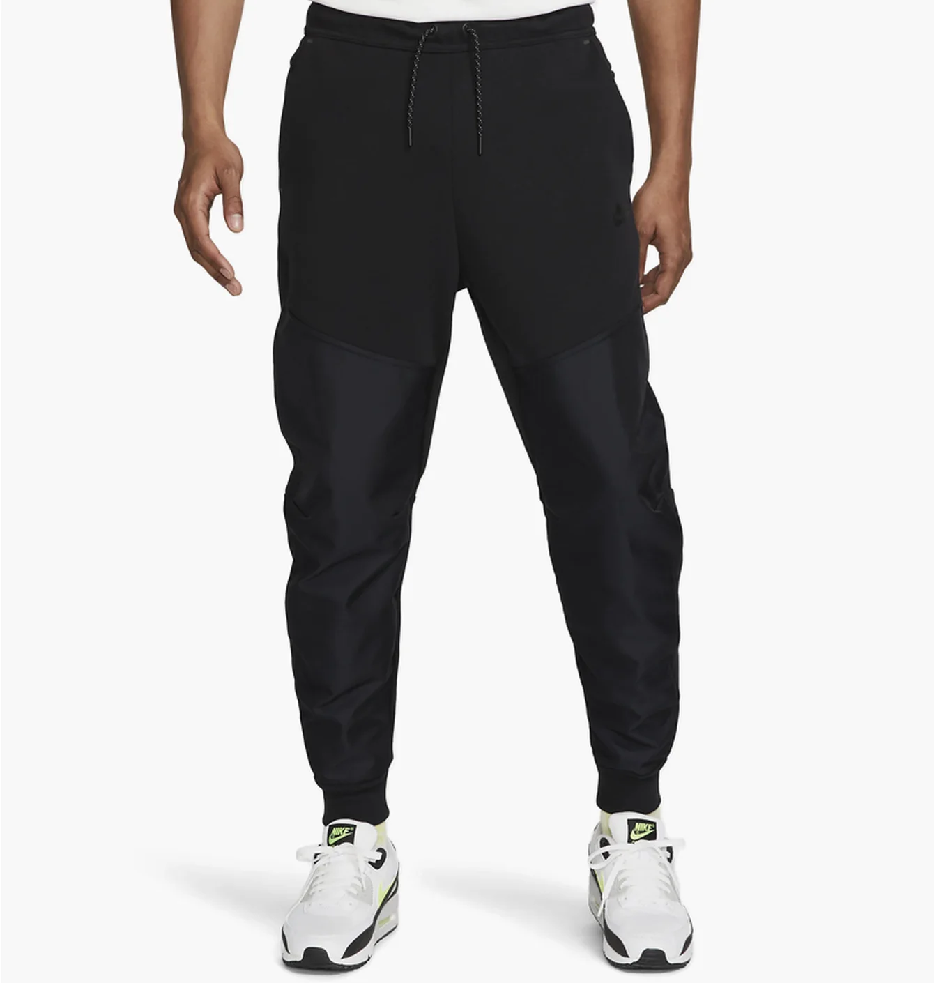 Штани чоловічі Nike M Nk Tch Flc OverlayJggr Black Dr6171-010