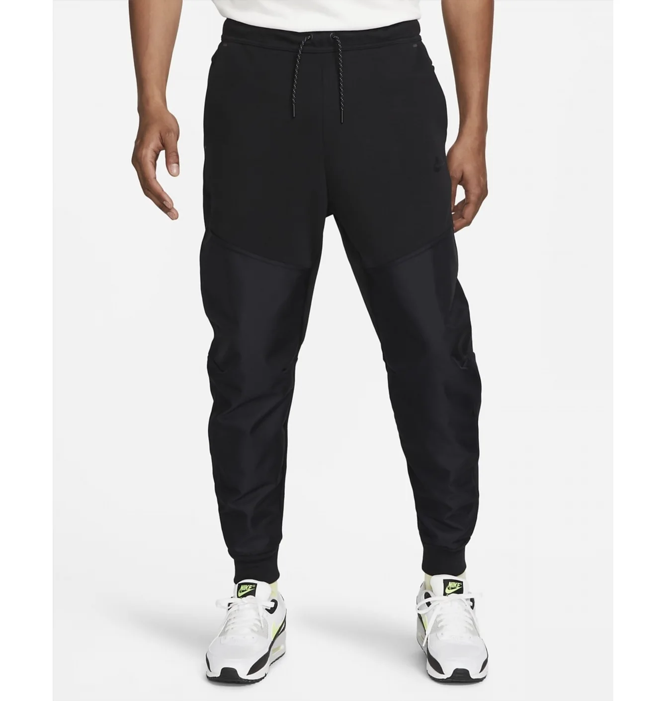 Штани чоловічі Nike M Nk Tch Flc OverlayJggr Black Dr6171-010