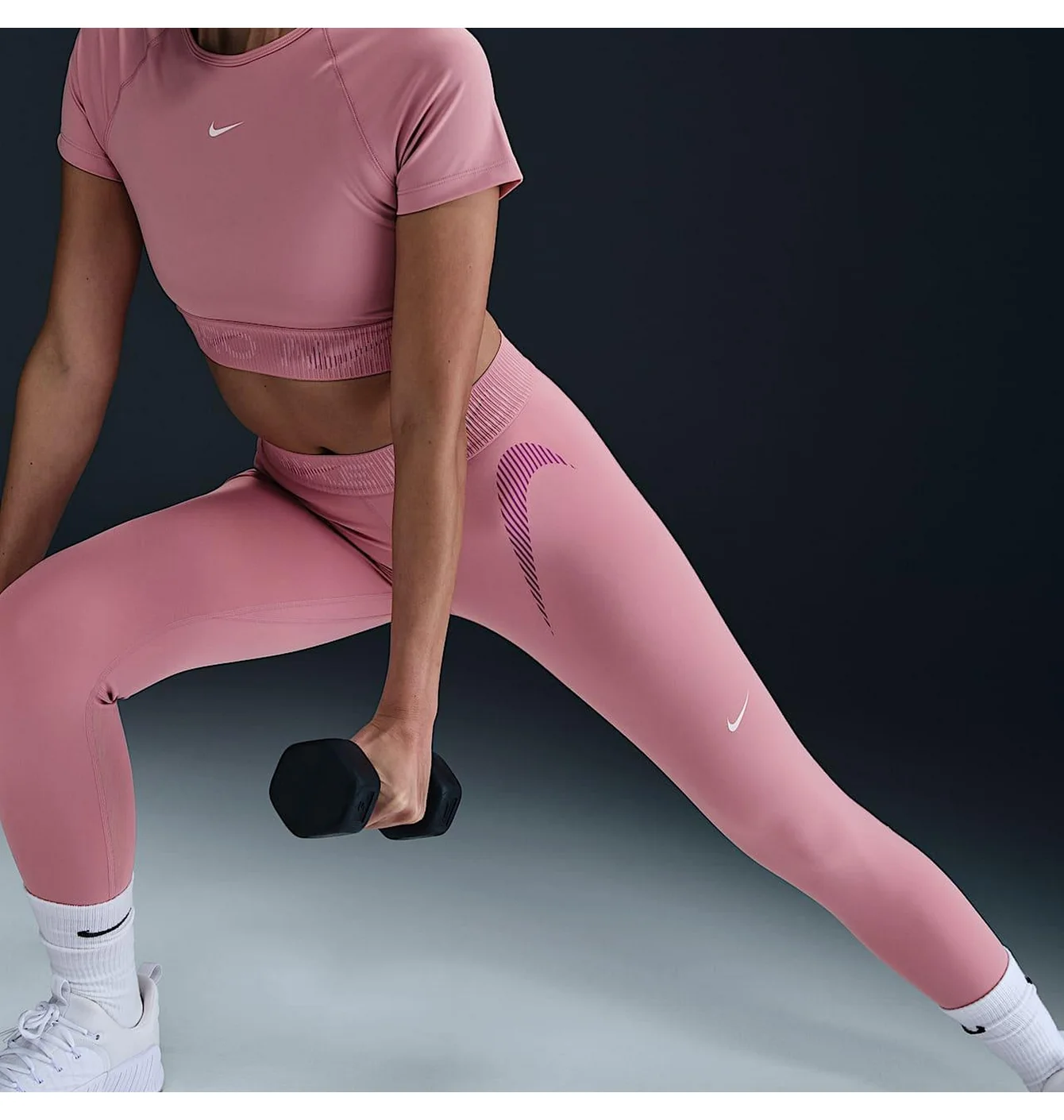 Легінси жіночі Nike Dri-Fit Pro Pink HJ1219-699