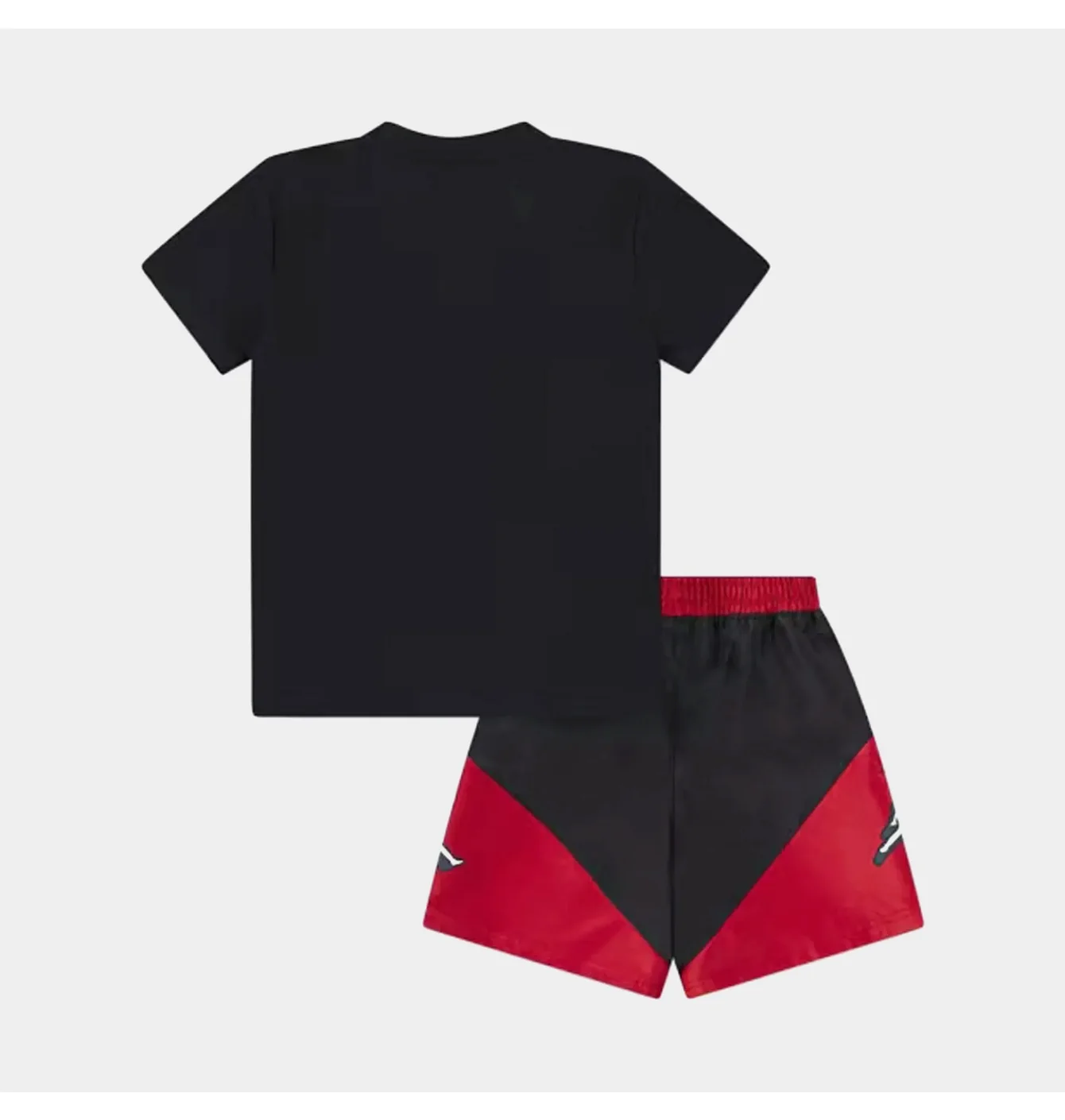 Спортивний костюм дитячий Air Jordan Stacked Short Preschool Lifestyle Matching Set Black 85D768-023