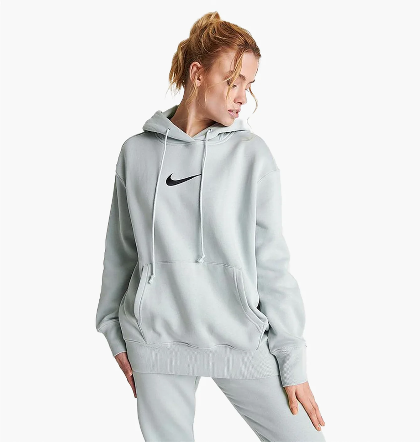 Худі жіноче Nike Sportswear Phoenix Fleece Oversized Pullover Hoodie Grey Fd0892-034