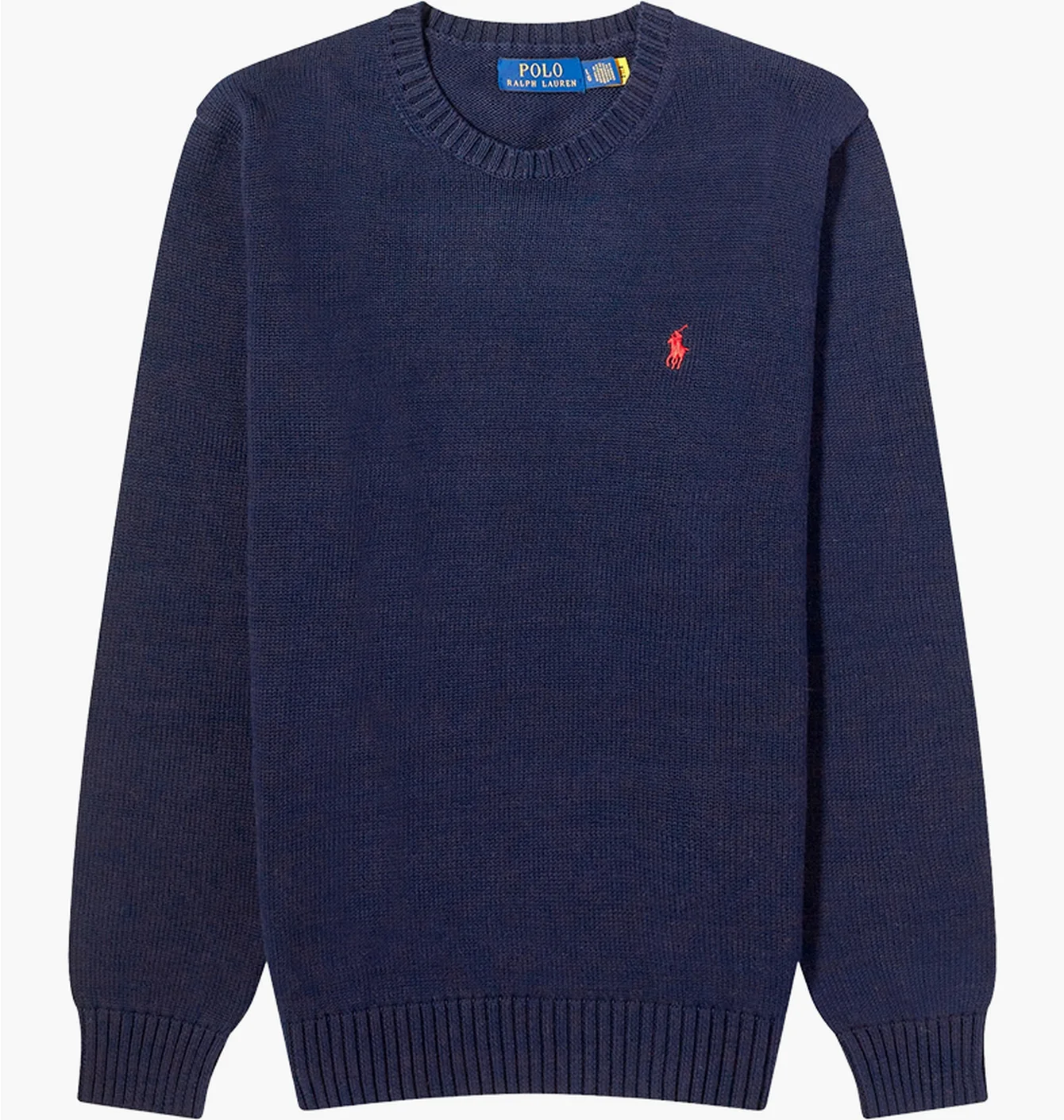Polo Ralph Lauren Cotton Crew Neck Sweater Hunter Navy