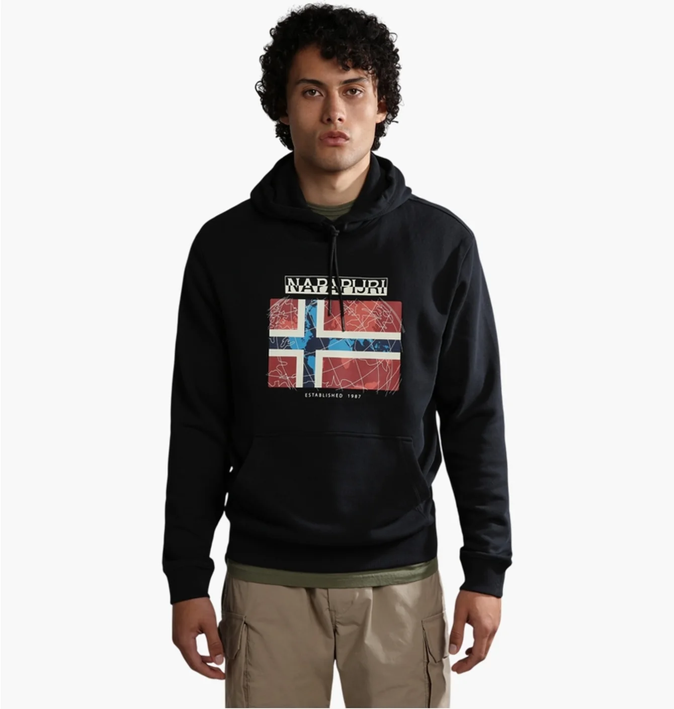 Толстовка чоловіча Napapijri Sweat B-Guiro H 1 Black NP0A4GZT0411
