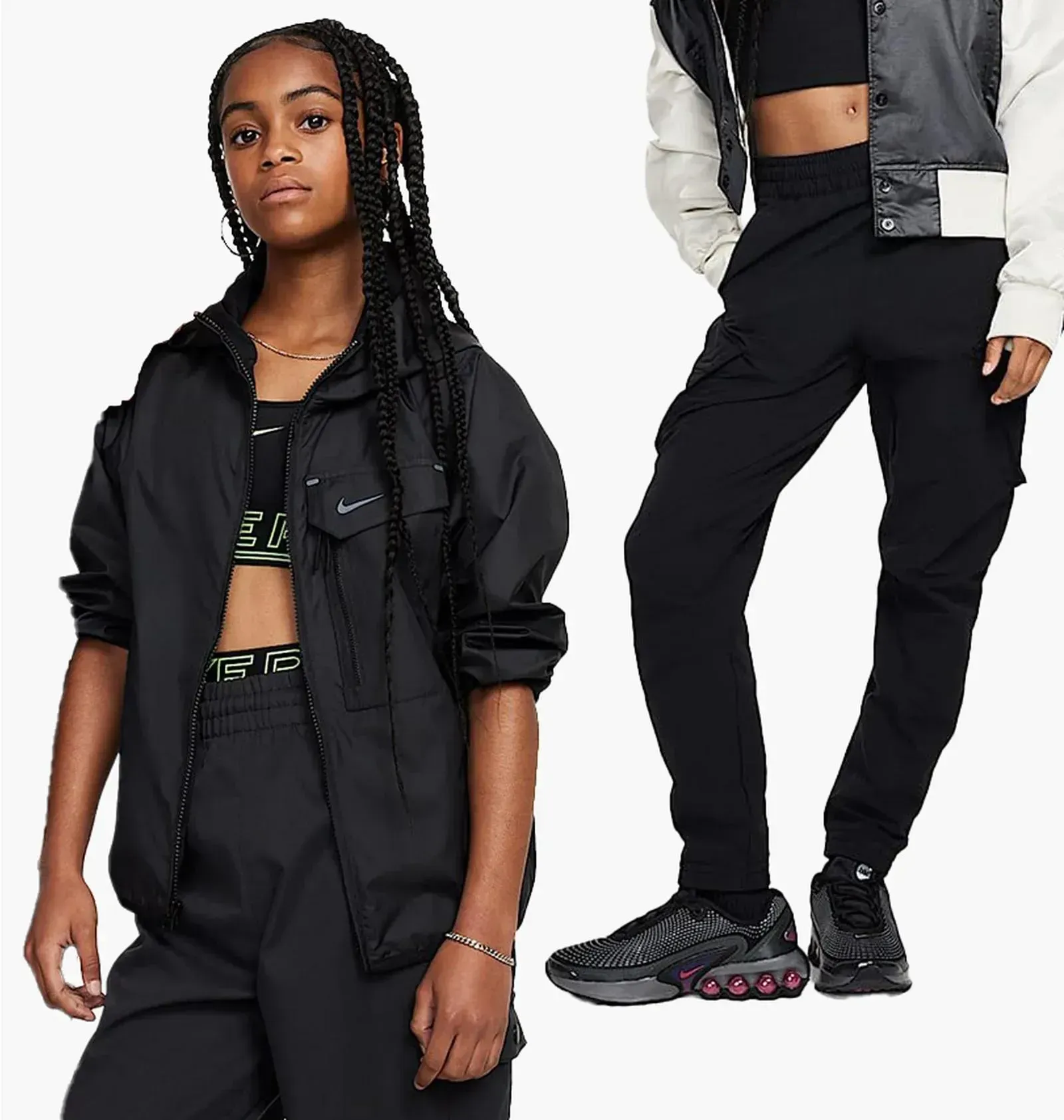 Спортивний костюм підлітковий Nike Nsw City Utility Black (FZ4905-010__FZ4904-010)
