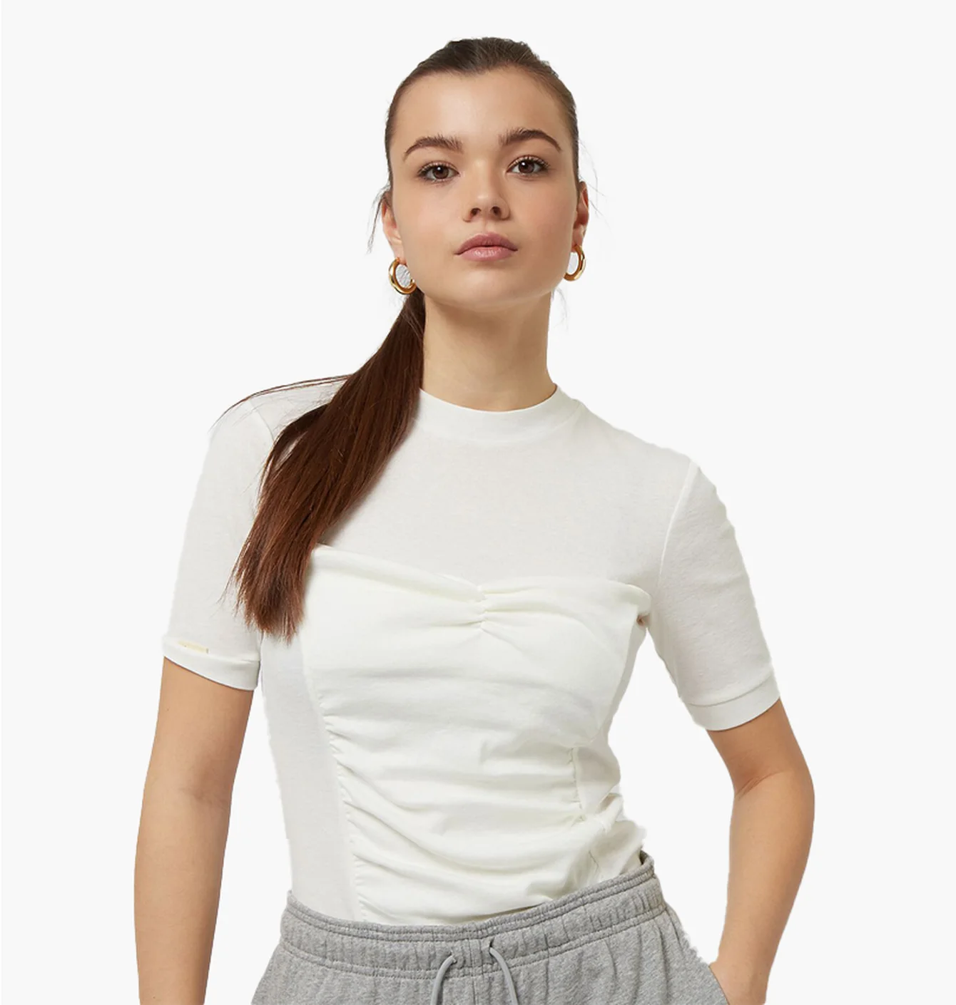 NIKE SPORTSWEAR TWISTED SHORT SLEEVE