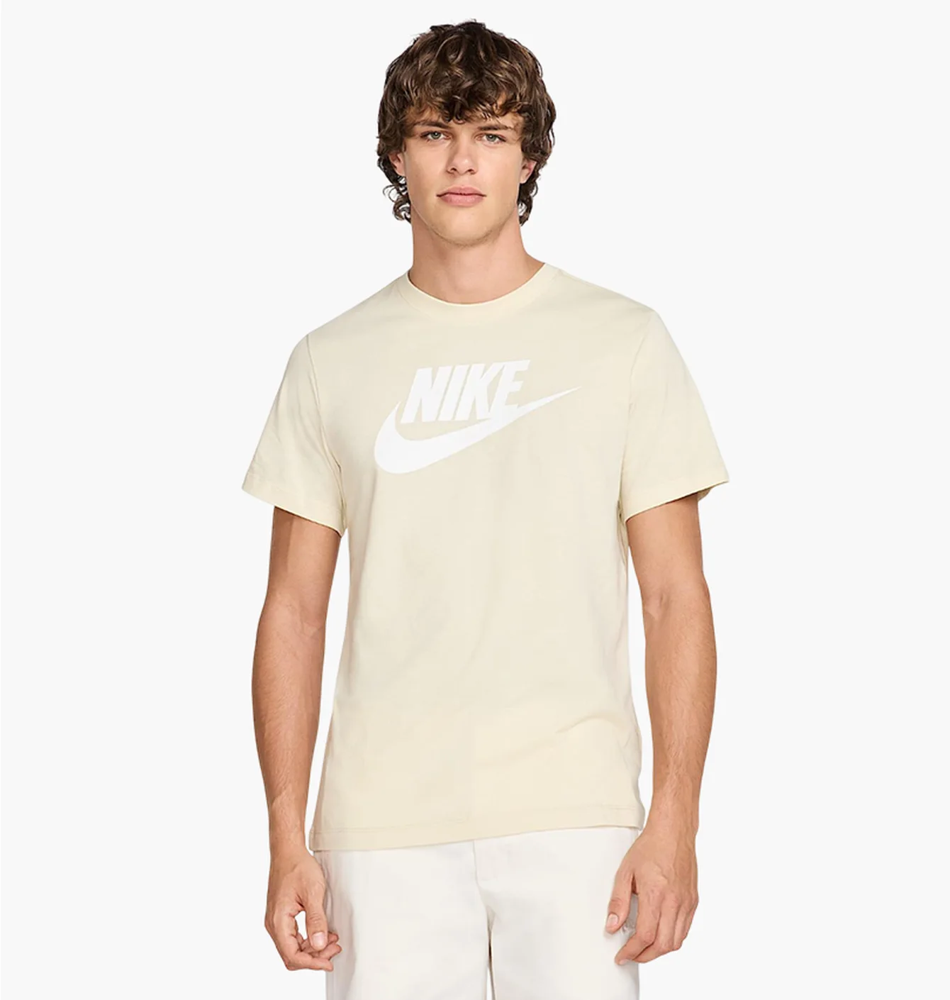 Футболка чоловіча Nike Nsw Tee Icon Futura Beige AR5004-234
