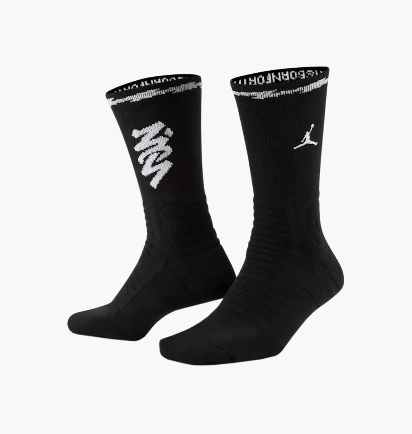Шкарпетки унісекс Air Jordan Zion Flight Crew Black CU7914-011