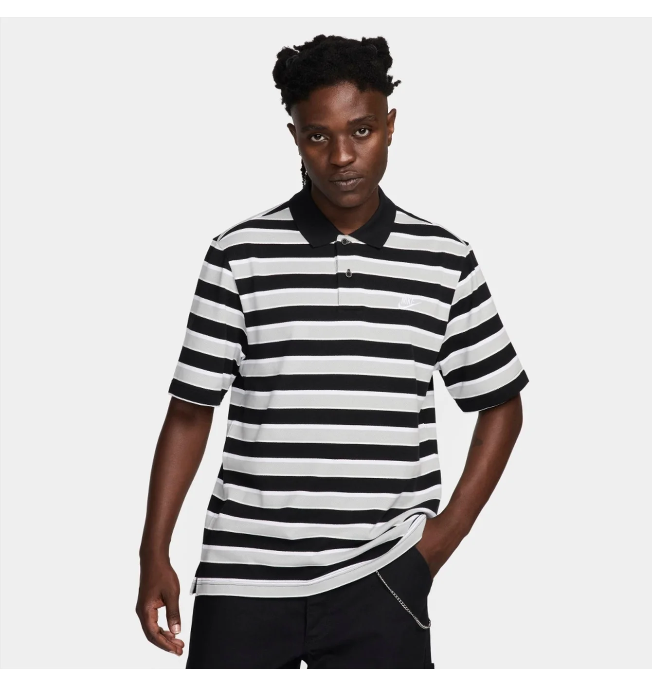 M NK CLUB STRIPE POLO