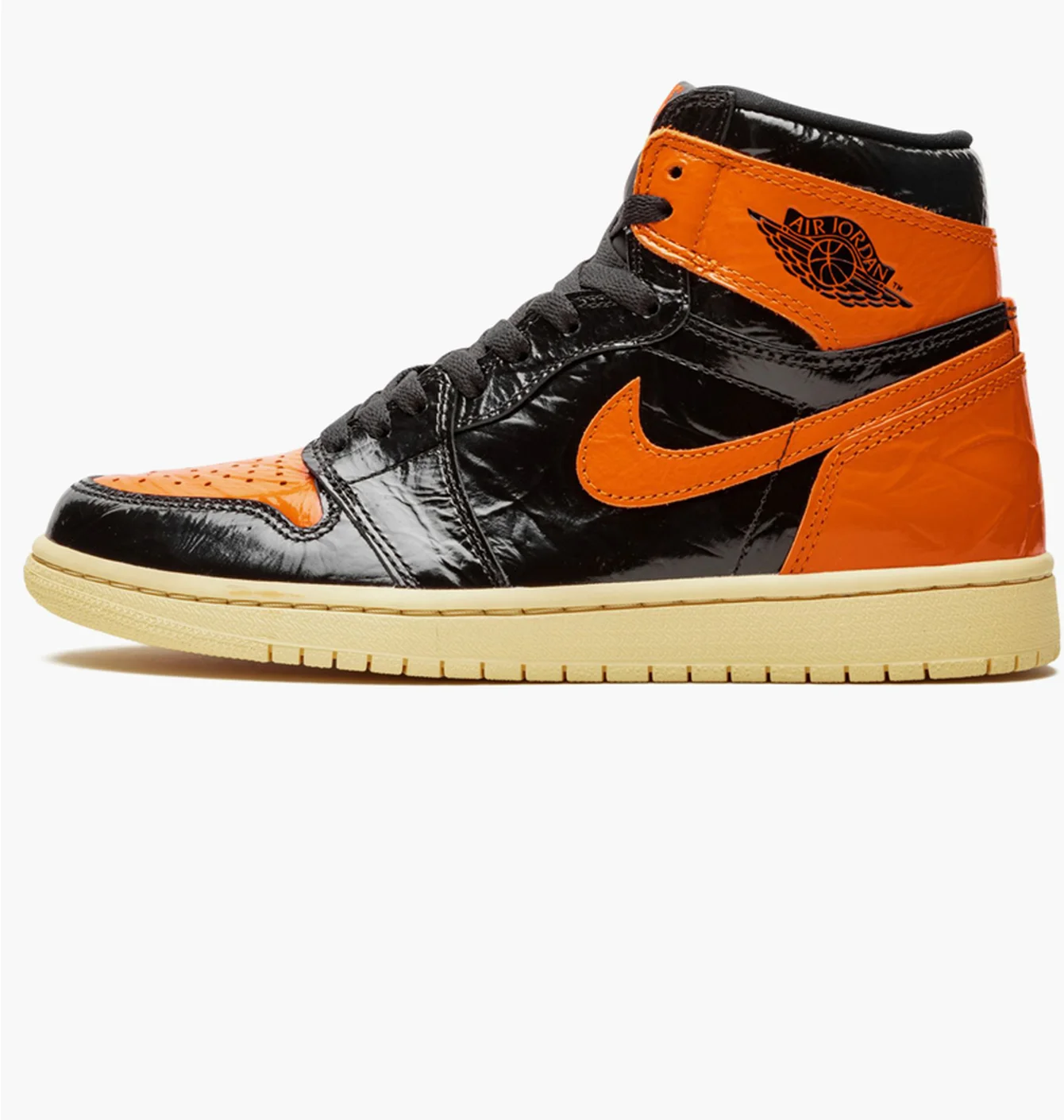 Кросівки чоловічі Air Jordan 1 Retro High Og Black/Orange 555088-028