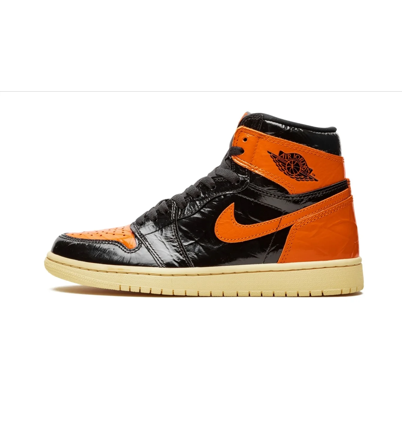 Кросівки чоловічі Air Jordan 1 Retro High Og Black/Orange 555088-028
