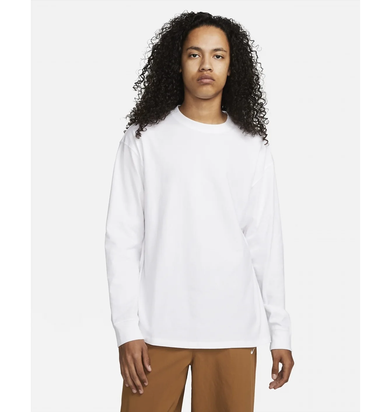 Лонгслів чоловічий Nike T-Shirt Sb (білий)