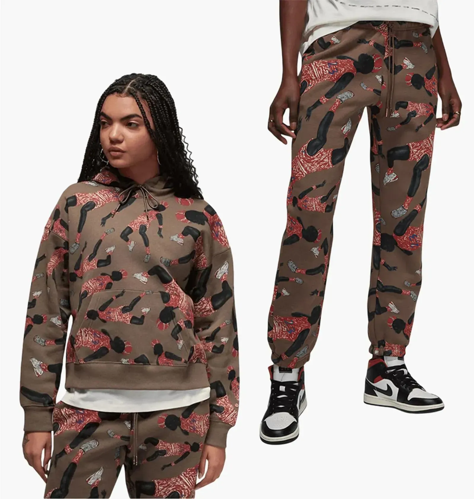Спортивний костюм жіночий Jordan Artist Series Brown (DX0387-274__DX0405-274)