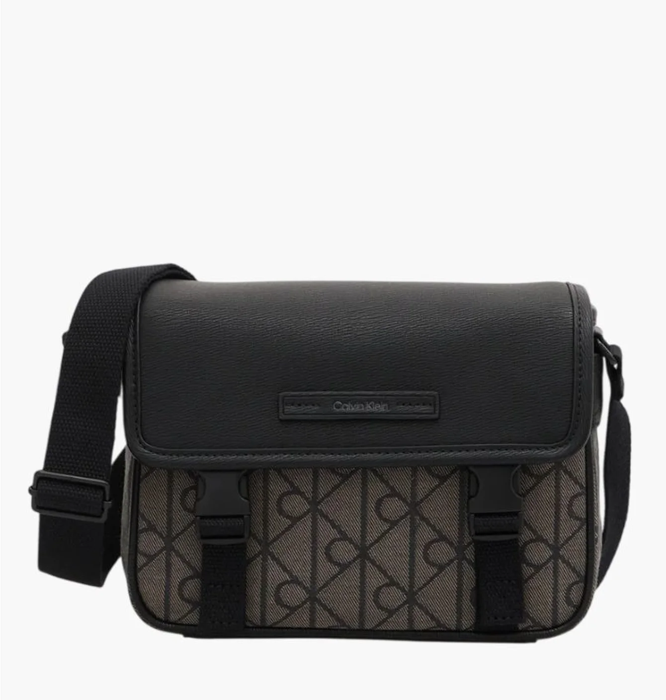 Сумка чоловіча Calvin Klein Mixed Flap Mess Grey/Black LV04D3451G