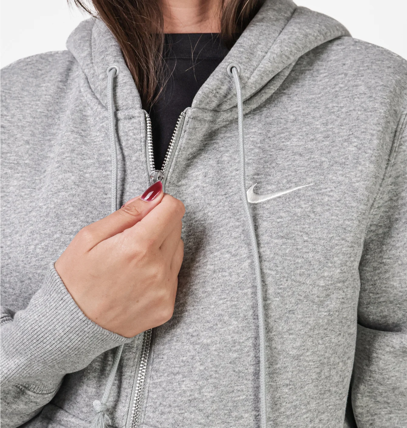 Толстовка жіноча Nike Sportswear Phoenix Fleece Grey HJ0995-063