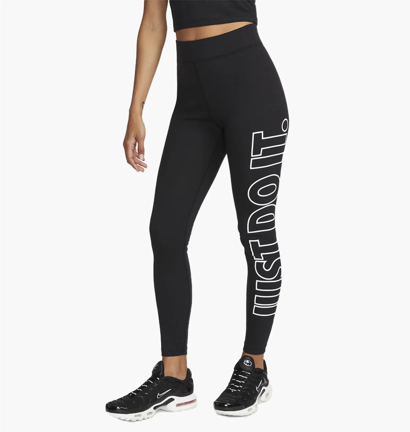 Лосины Nike Sportswear Classics Graphic High-Waisted Leggings Black