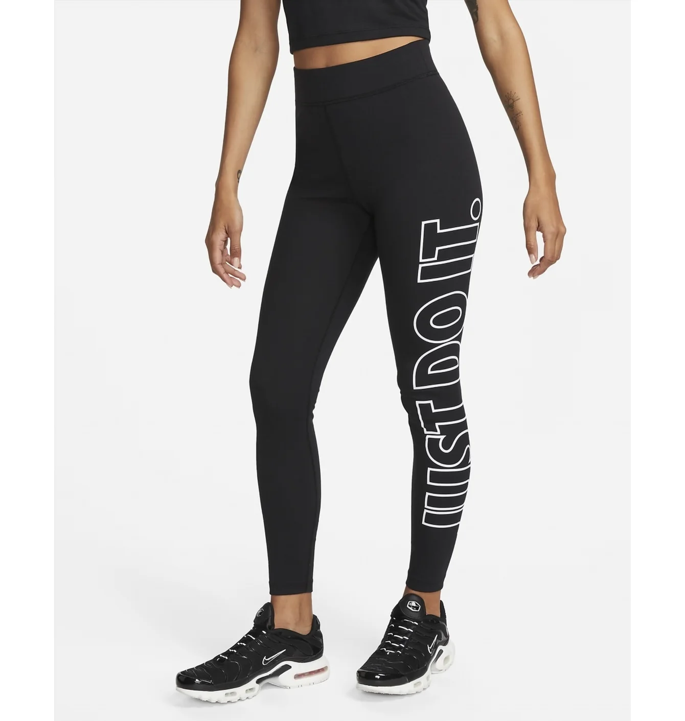 Лосины Nike Sportswear Classics Graphic High-Waisted Leggings Black