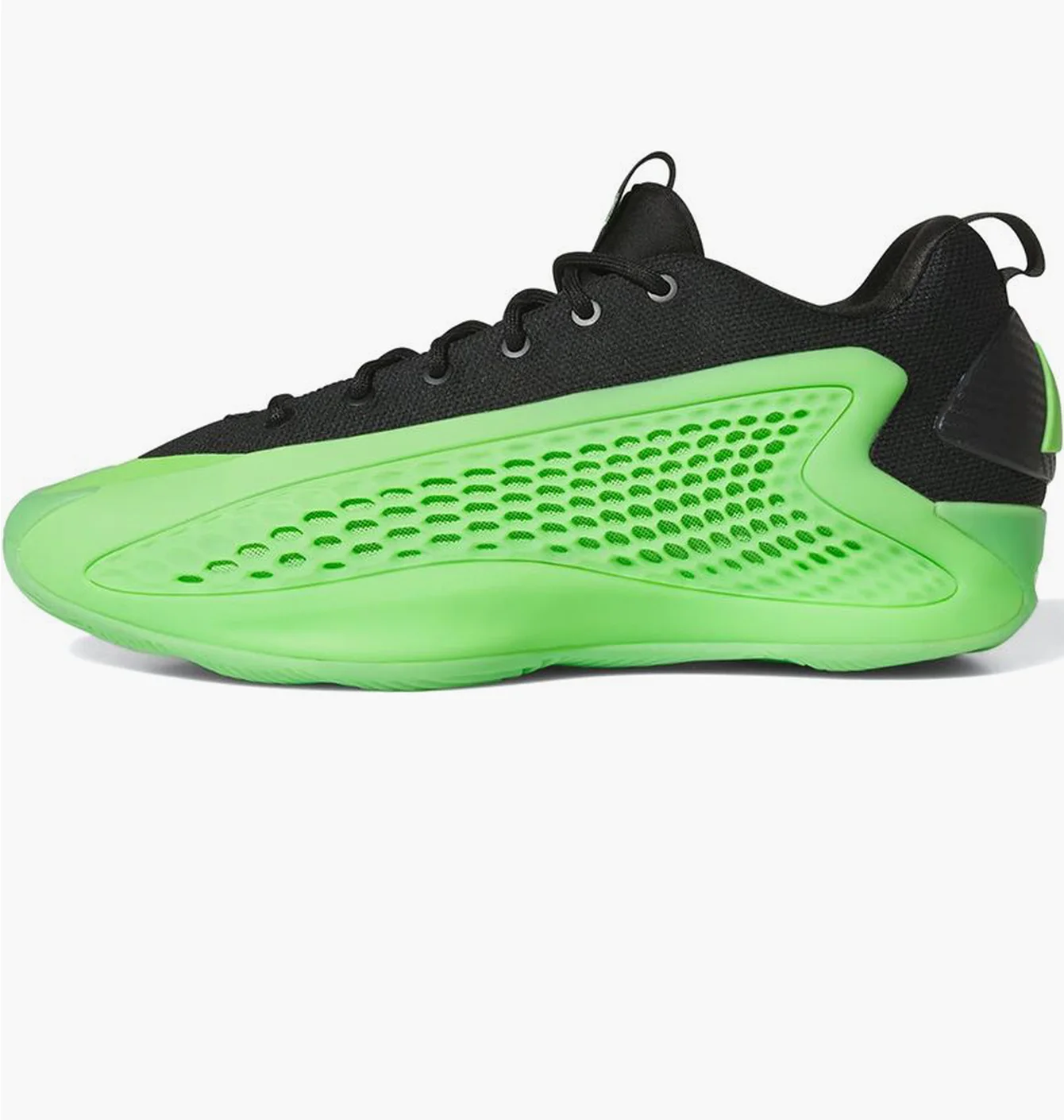 Кросівки унісекс Adidas Anthony Edwards 1 Lucid Lime Low Basketball Shoes Green/Black JI4065