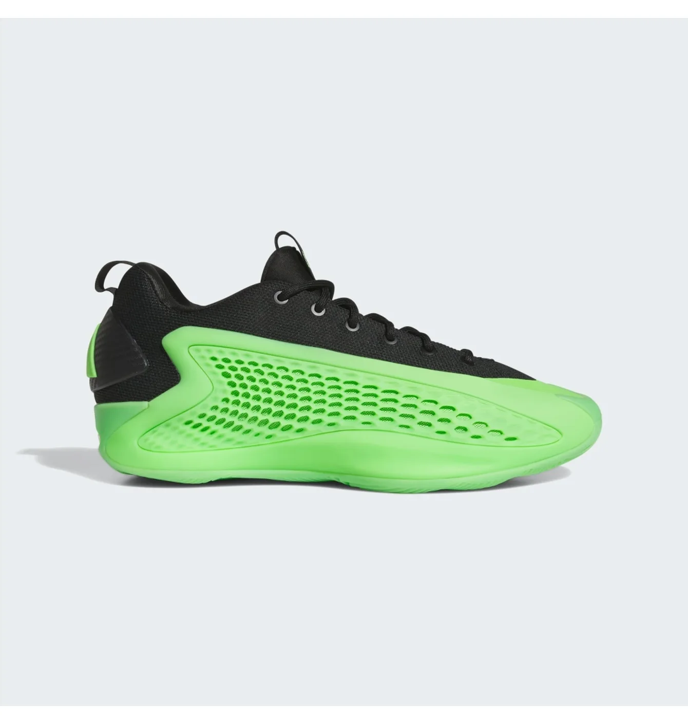 Кросівки унісекс Adidas Anthony Edwards 1 Lucid Lime Low Basketball Shoes Green/Black JI4065