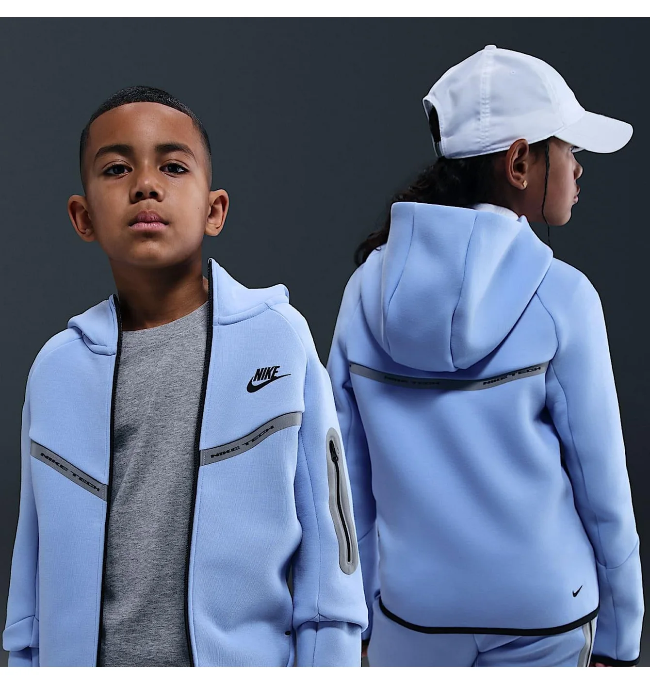 Толстовка дитяча Nike Tech Fleece Reflect Blue IM9154-468