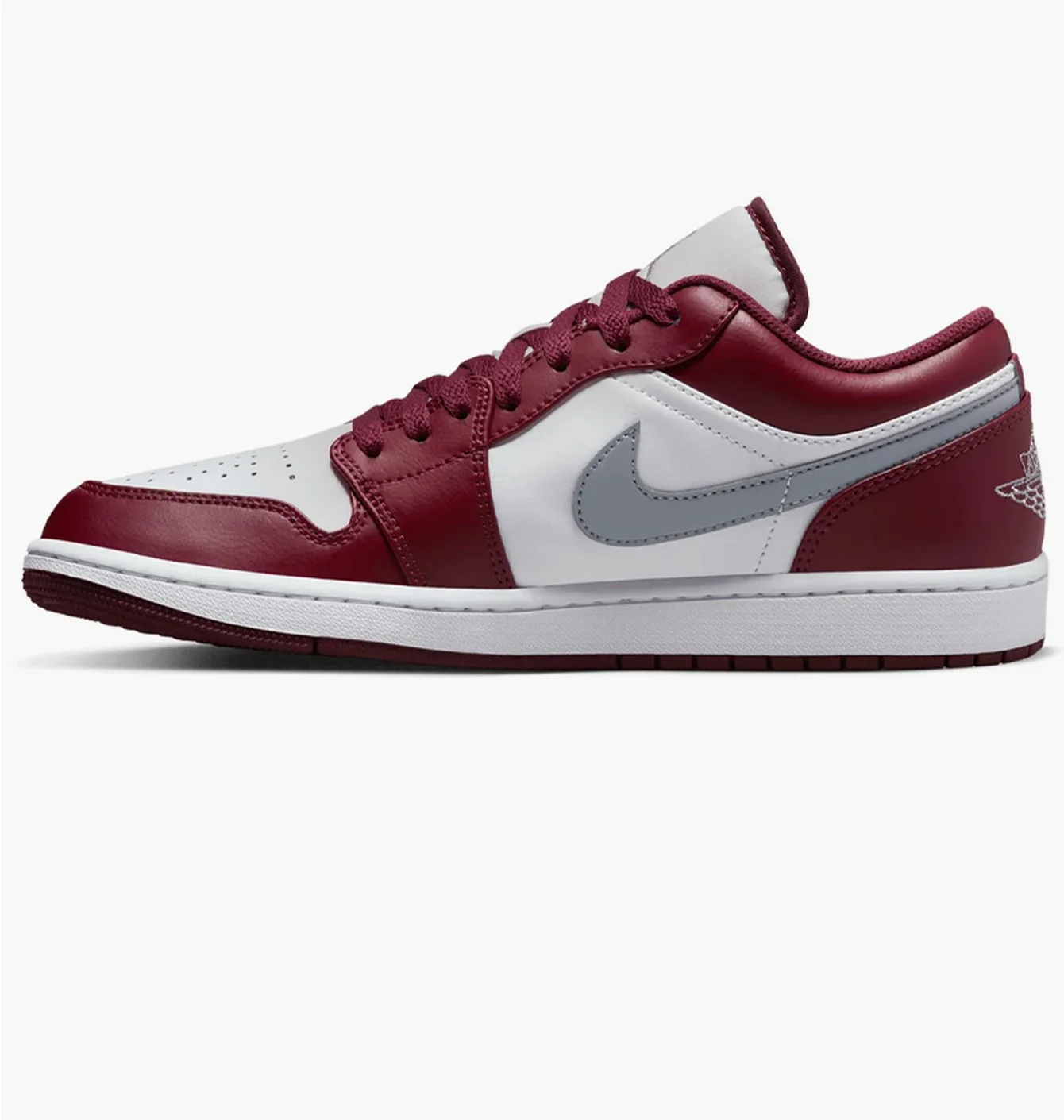 Jordan 1 Low White Bordeaux