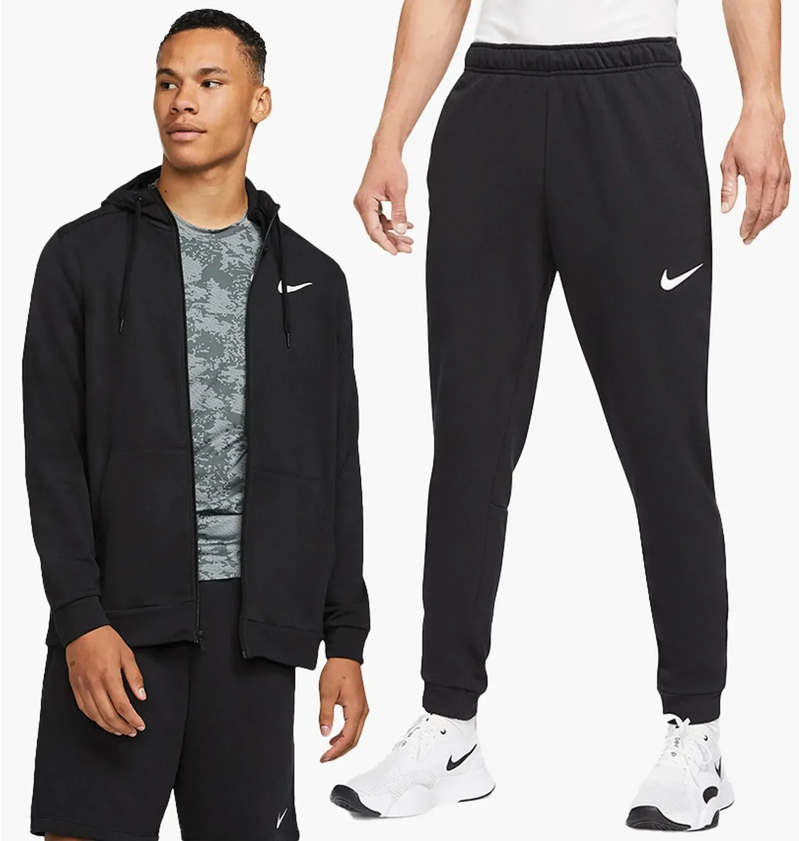 Спортивний костюм чоловічий Nike Nk Df Hdie Fz Fl Dri-Fit (CZ6376-010__CZ6379-010)