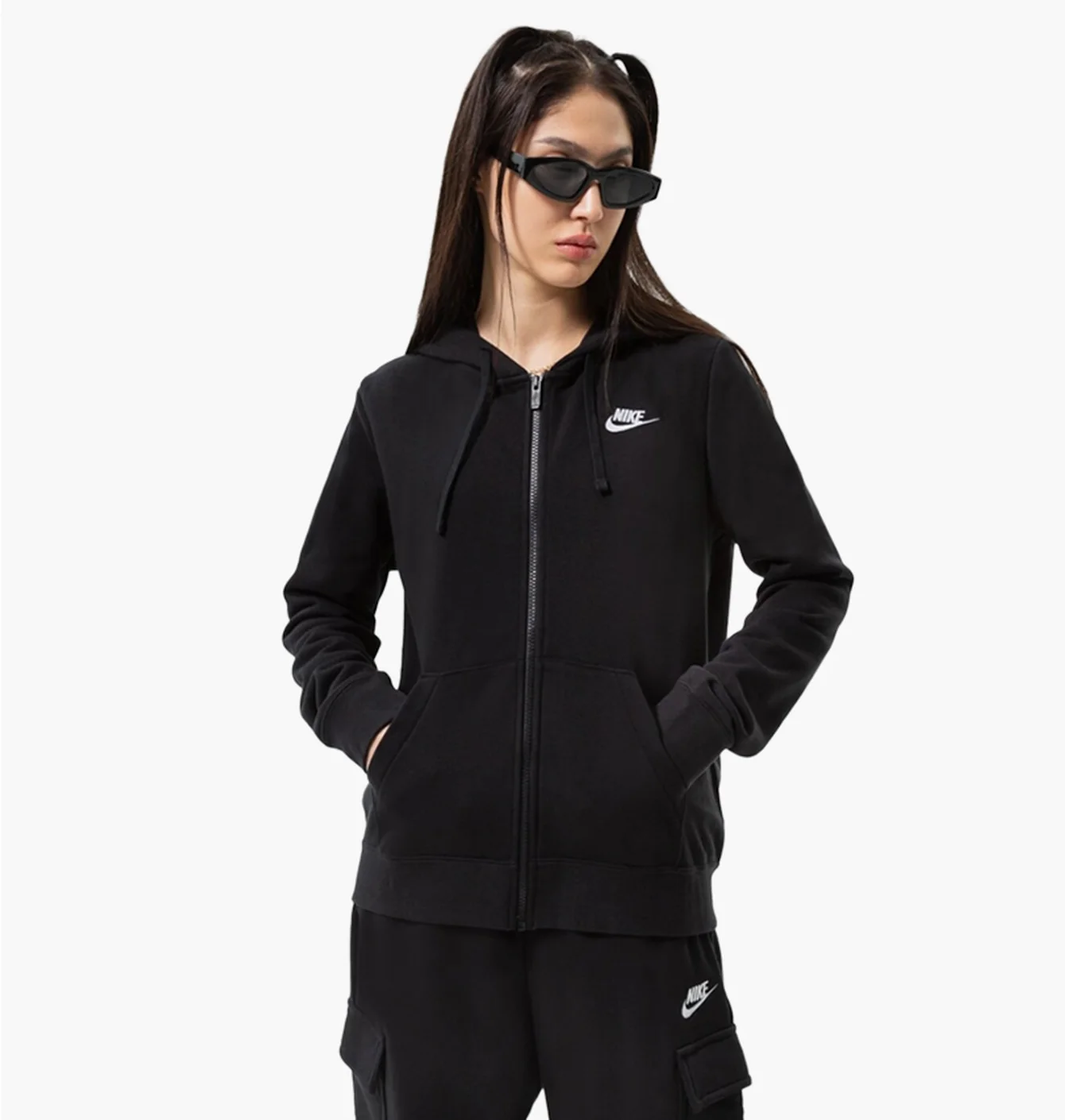W NSW CLUB FLC FZ HOODIE STD
