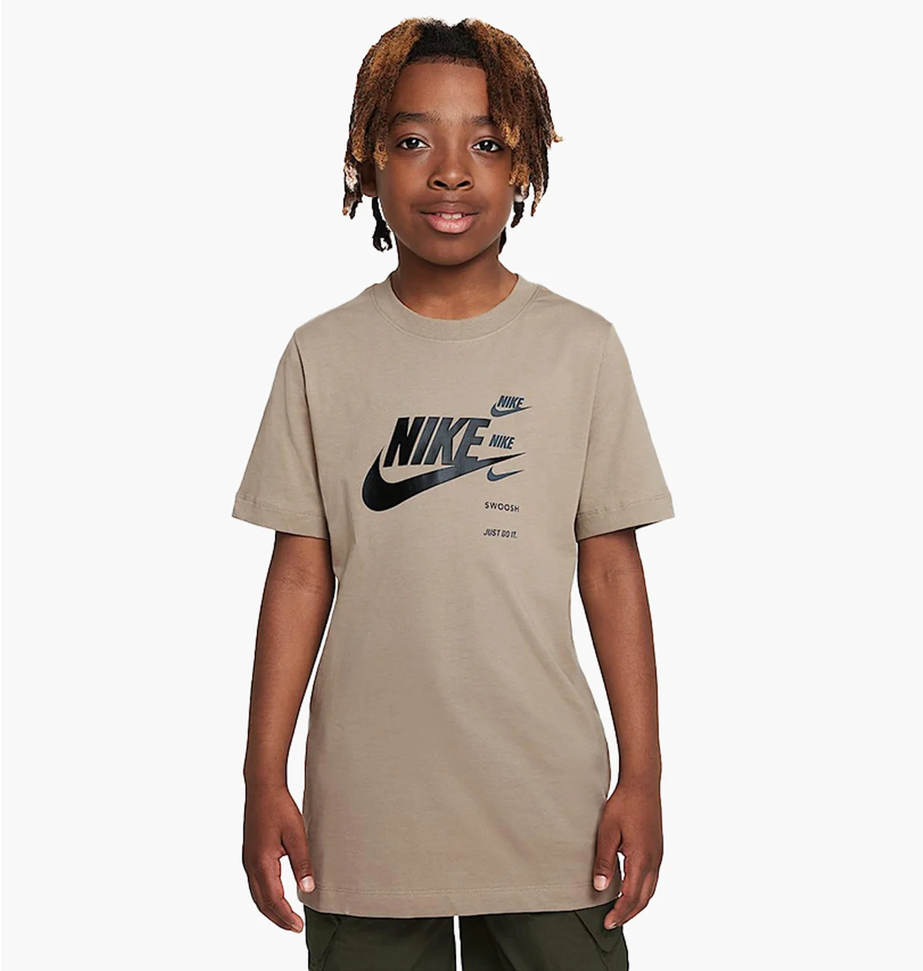 Футболка дитяча Nike T-Shirt B Nsw Si Ss Tee Beige FN7713-247