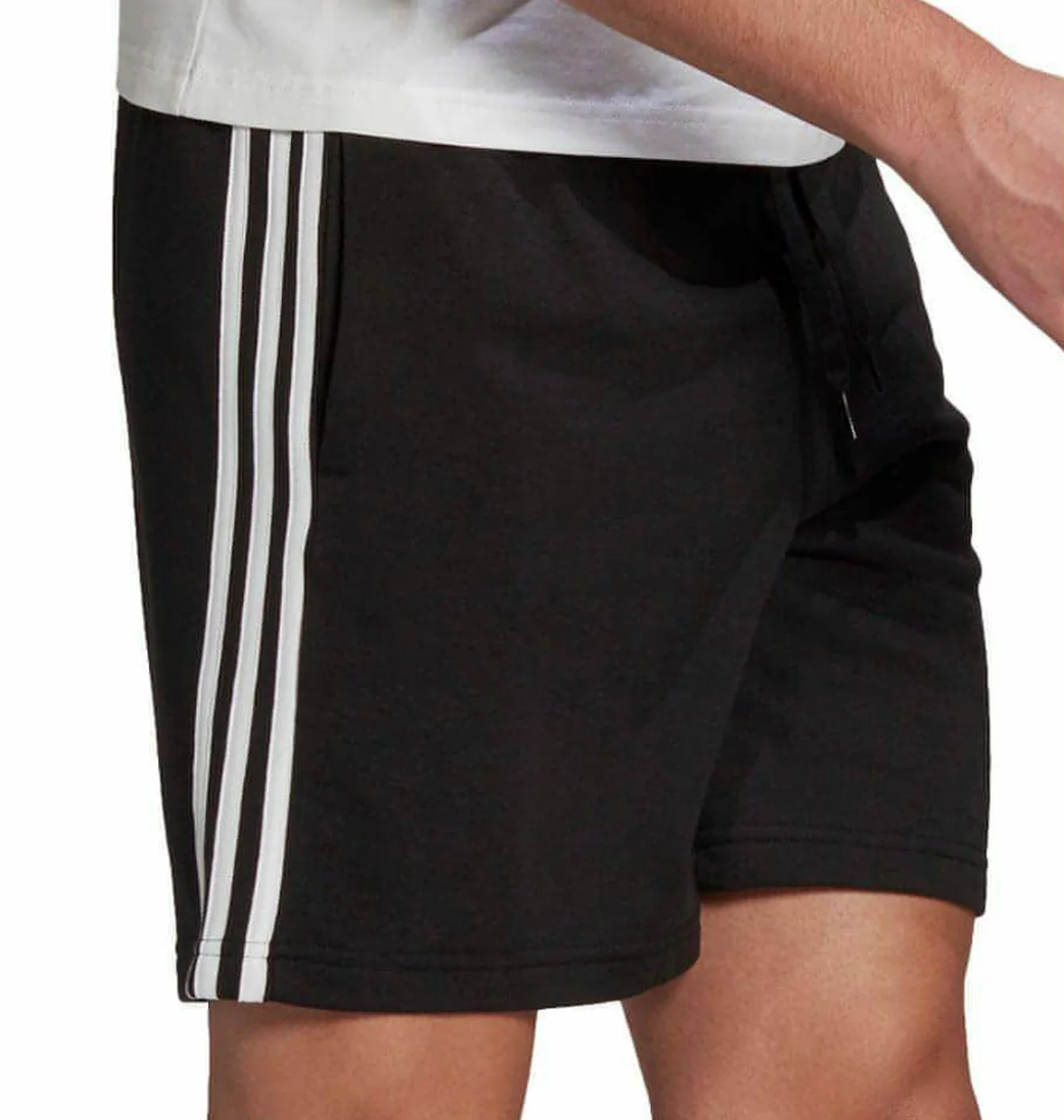 Шорти чоловічі Adidas Essentials French Terry 3 Stripes Shorts Black GK9597