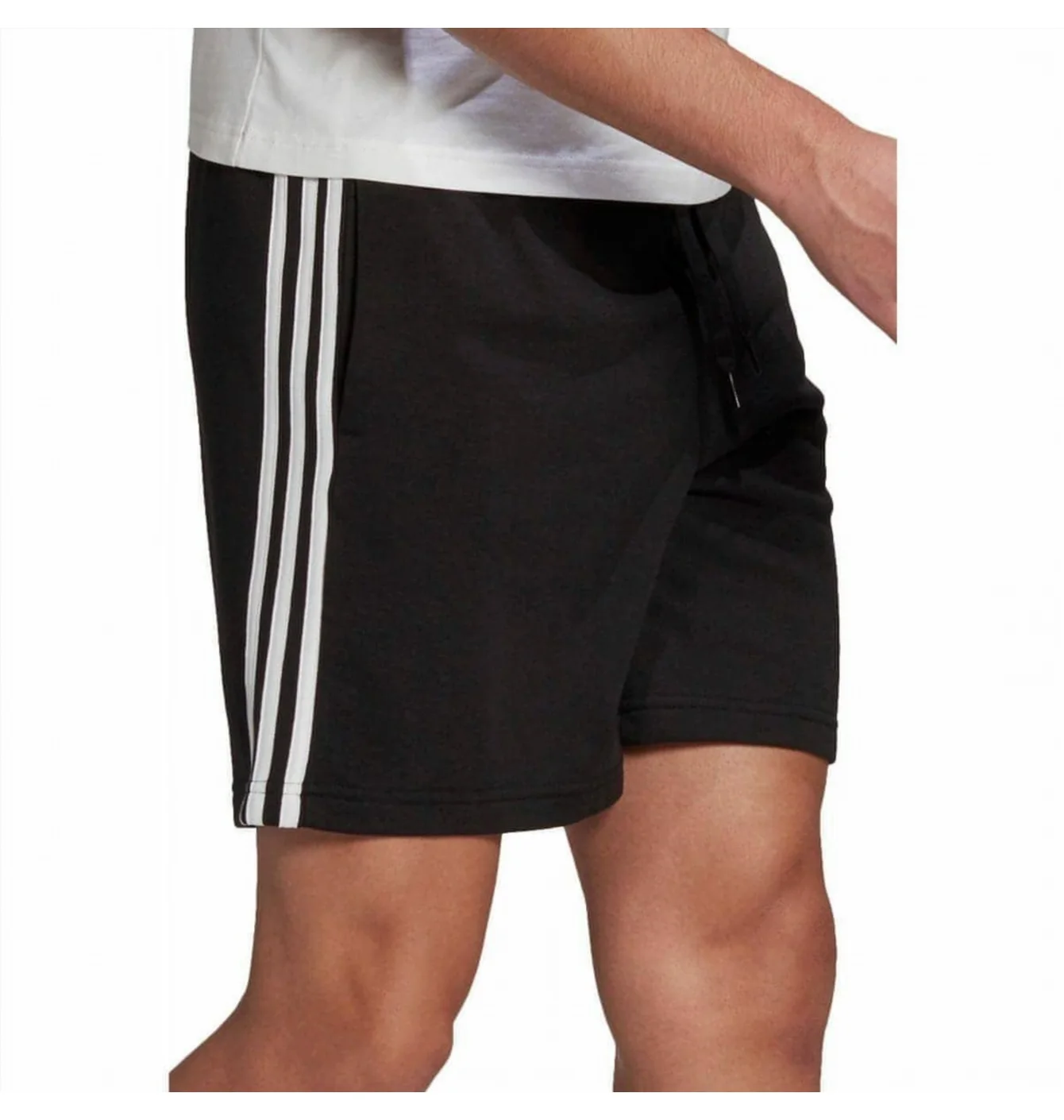 Шорти чоловічі Adidas Essentials French Terry 3 Stripes Shorts Black GK9597