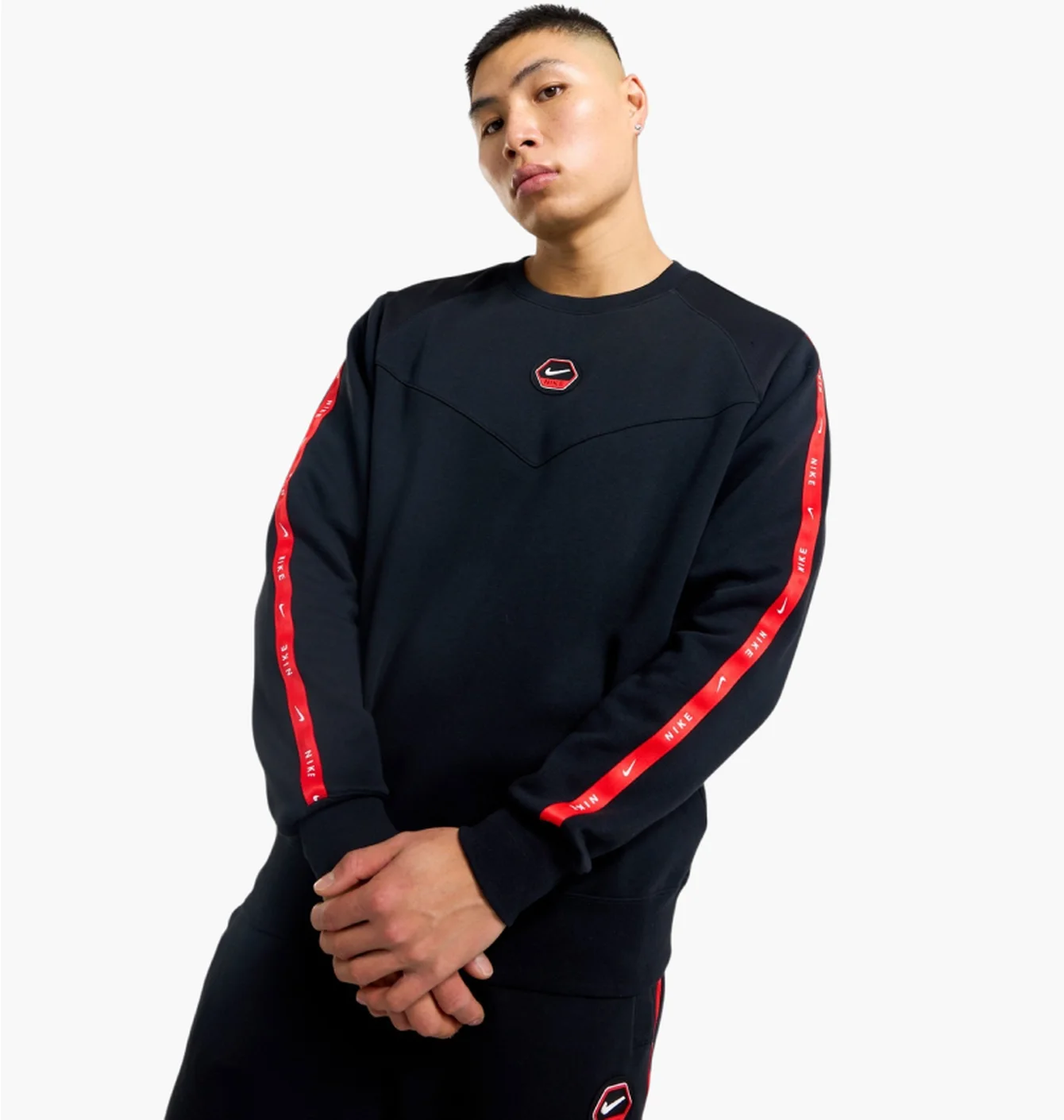 Світшот чоловічий Nike Nsw Cs Crew Flc Bb Black IH4286-010