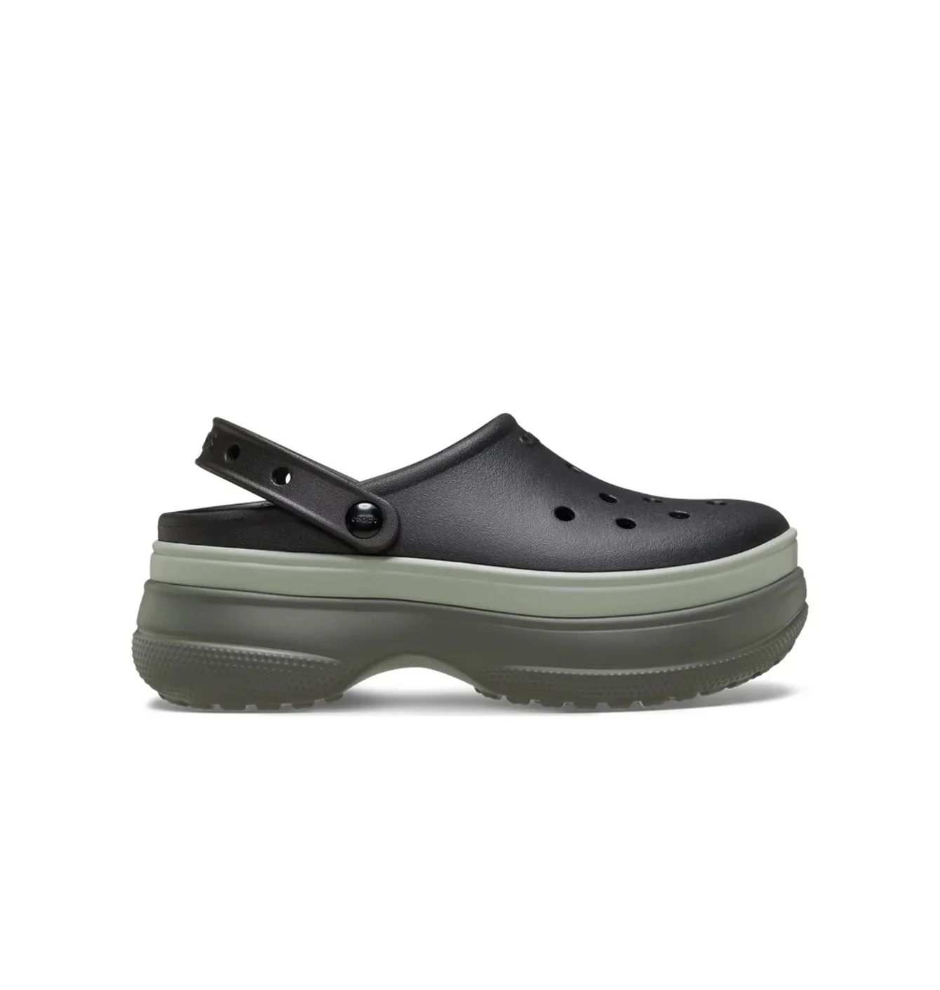 Тапочки унісекс Crocs Classic Stacked Clog Olive 211355-001