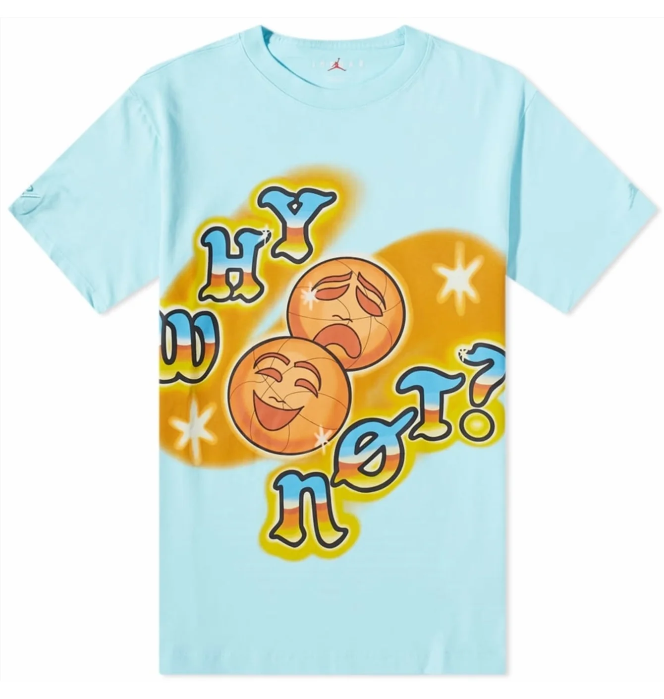 Футболка AIR JORDAN WESTBROOK WHY NOT TEE LIGHT BLUE